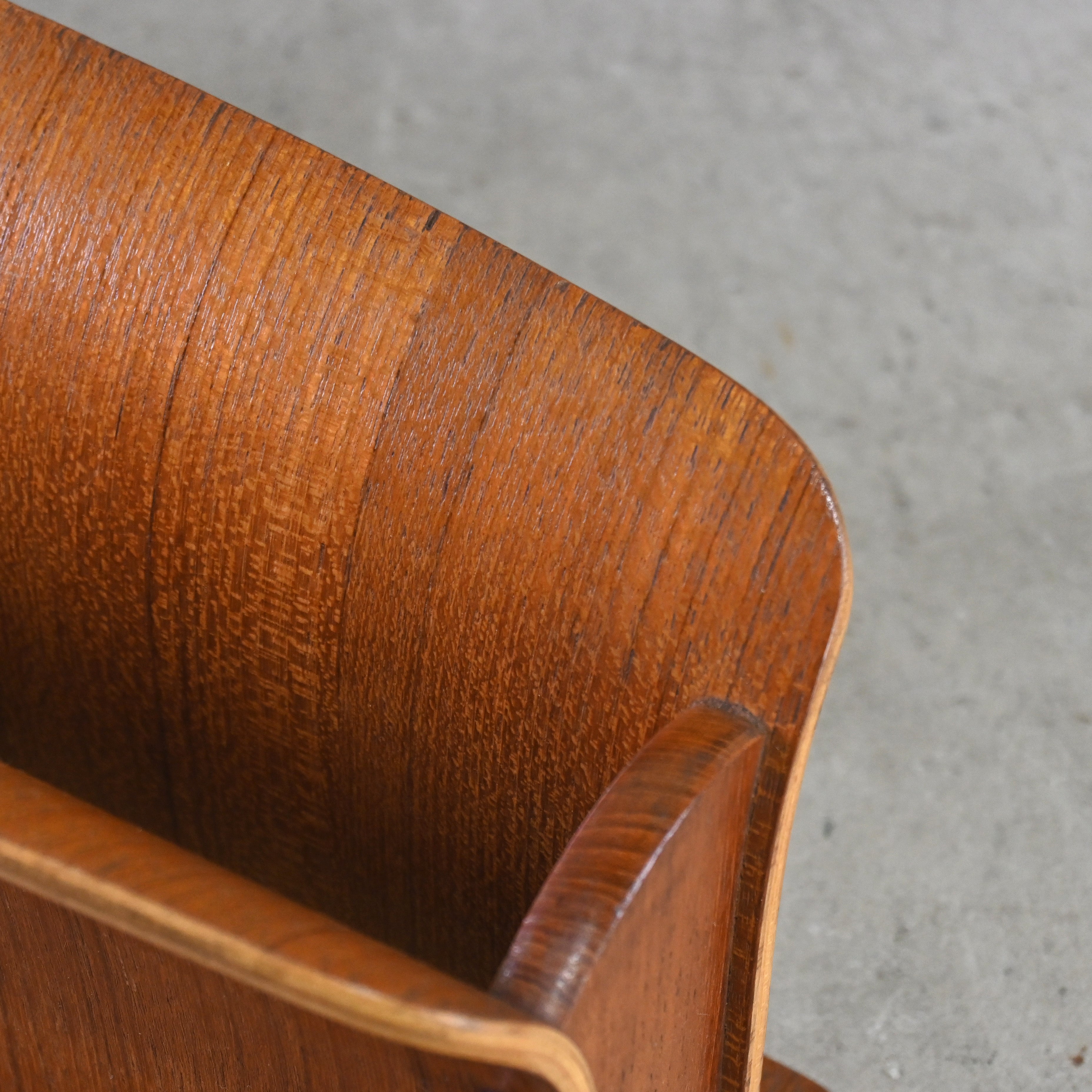 YAMAGUCHI 1970's Teak plywood Magazine rack Slipper rack Japanese modern Scandinavian design / 山口木材工芸 1970年代 チーク材 プライウッド マガジンラック スリッパラック ジャパニーズモダン 北欧デザイン