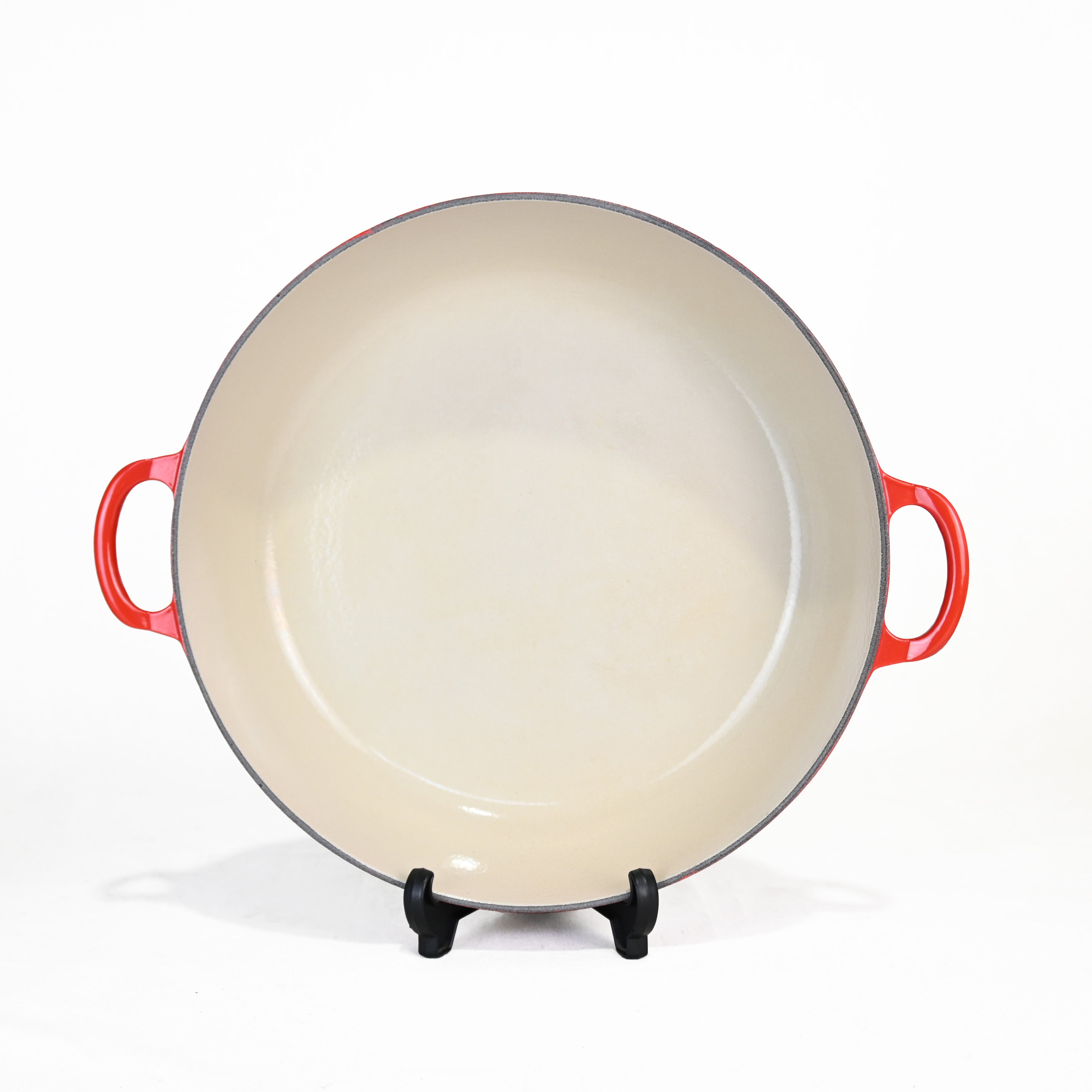 LE CREUSET Le Creuset Signature Buffet Casserole RED 30cm French Kitchen ware / ル・クルーゼ シグニチャー ビュッフェ・キャセロール 鍋 レッド フランス キッチンツール