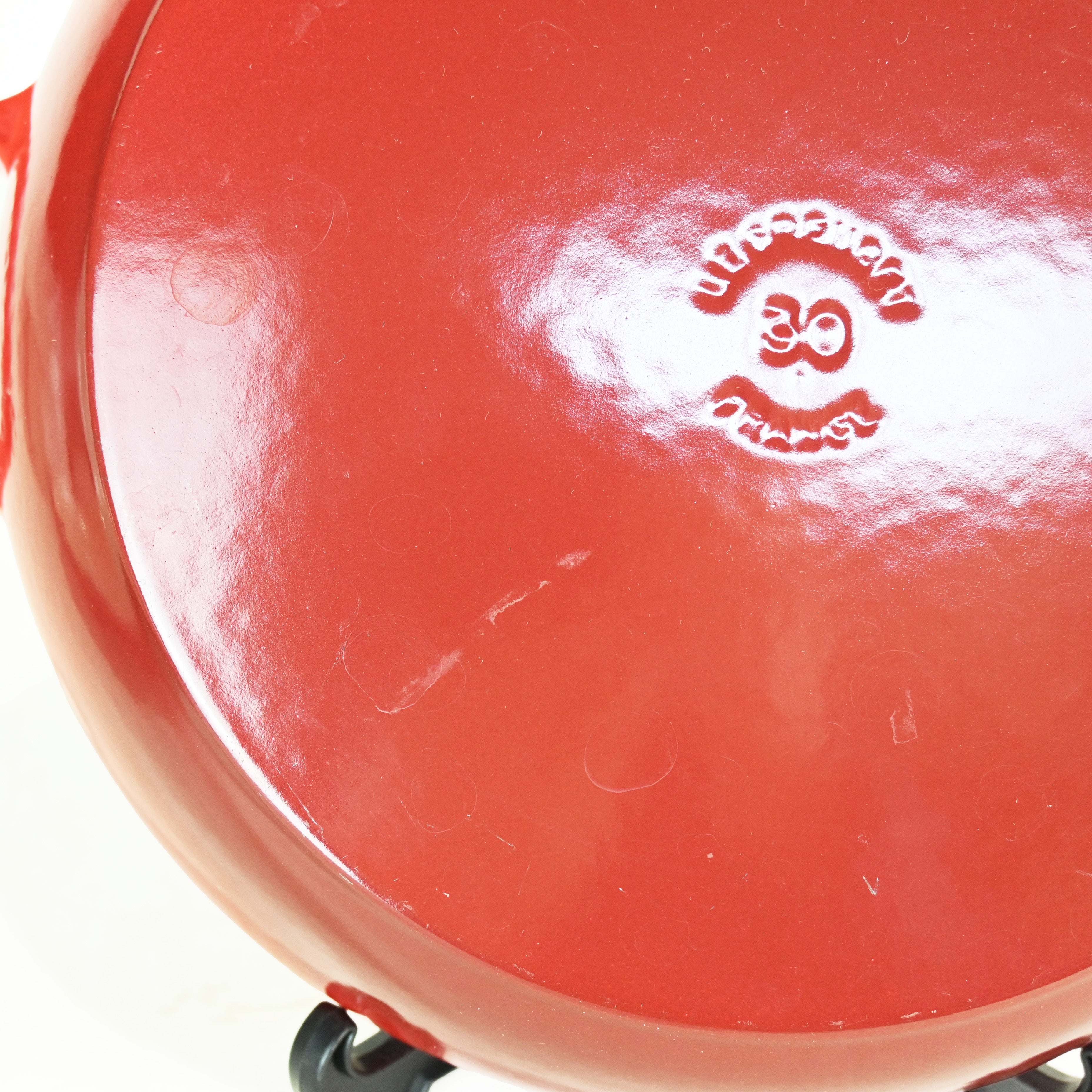 LE CREUSET Le Creuset Signature Buffet Casserole RED 30cm French Kitchen ware / ル・クルーゼ シグニチャー ビュッフェ・キャセロール 鍋 レッド フランス キッチンツール