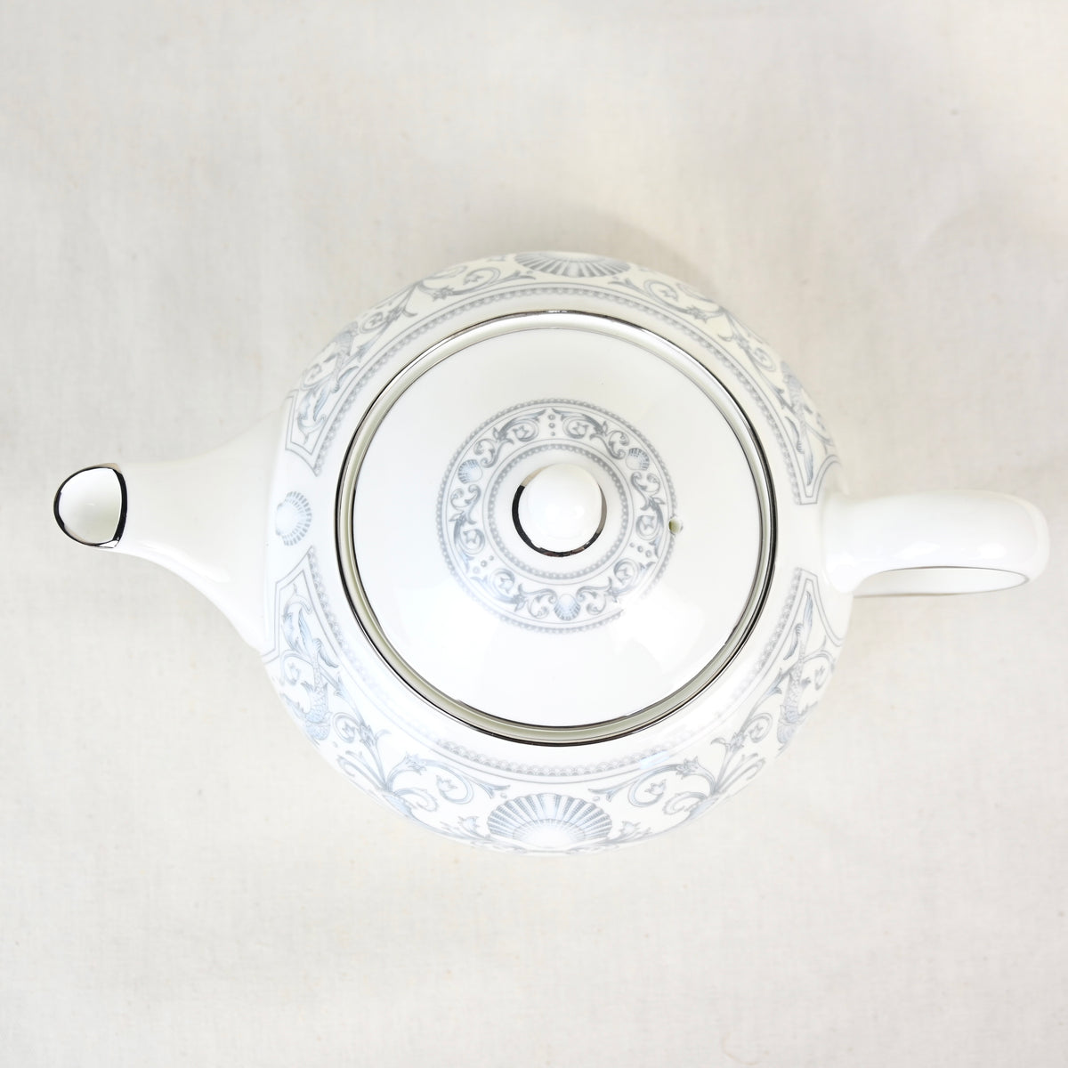Wedgwood Dolphins White R4652 TeaPot / ウエッジウッド ドルフィン 