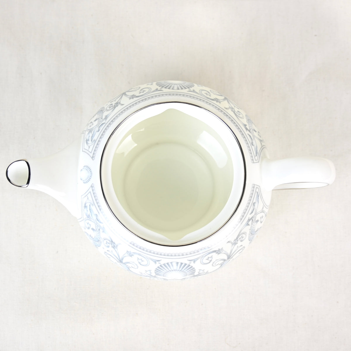 Wedgwood Dolphins White R4652 TeaPot / ウエッジウッド ドルフィン 