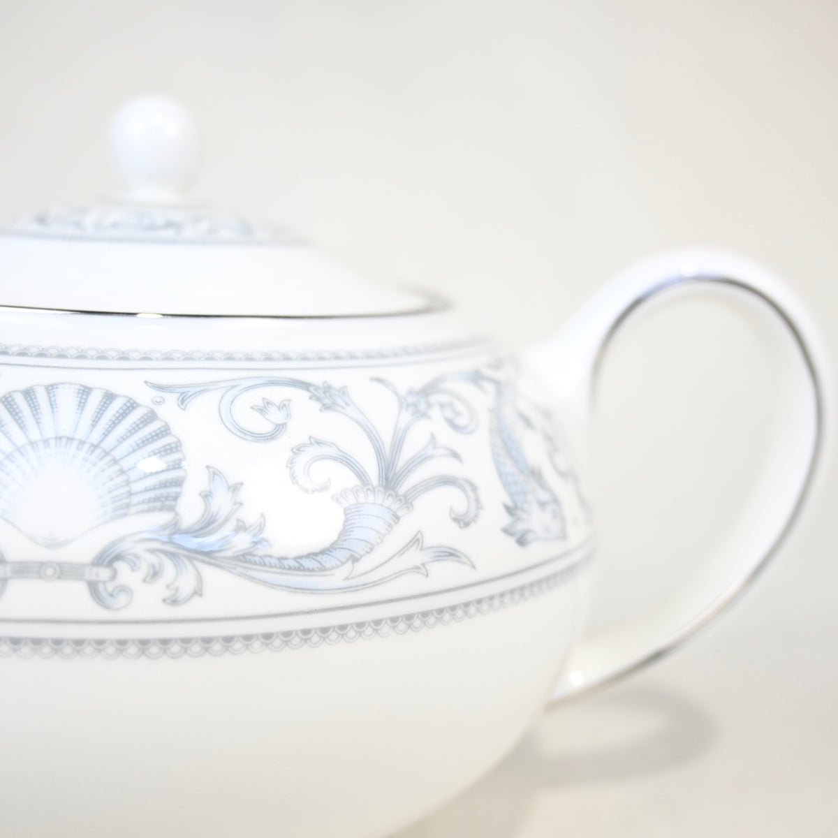 Wedgwood Dolphins White R4652 TeaPot / ウエッジウッド ドルフィン 