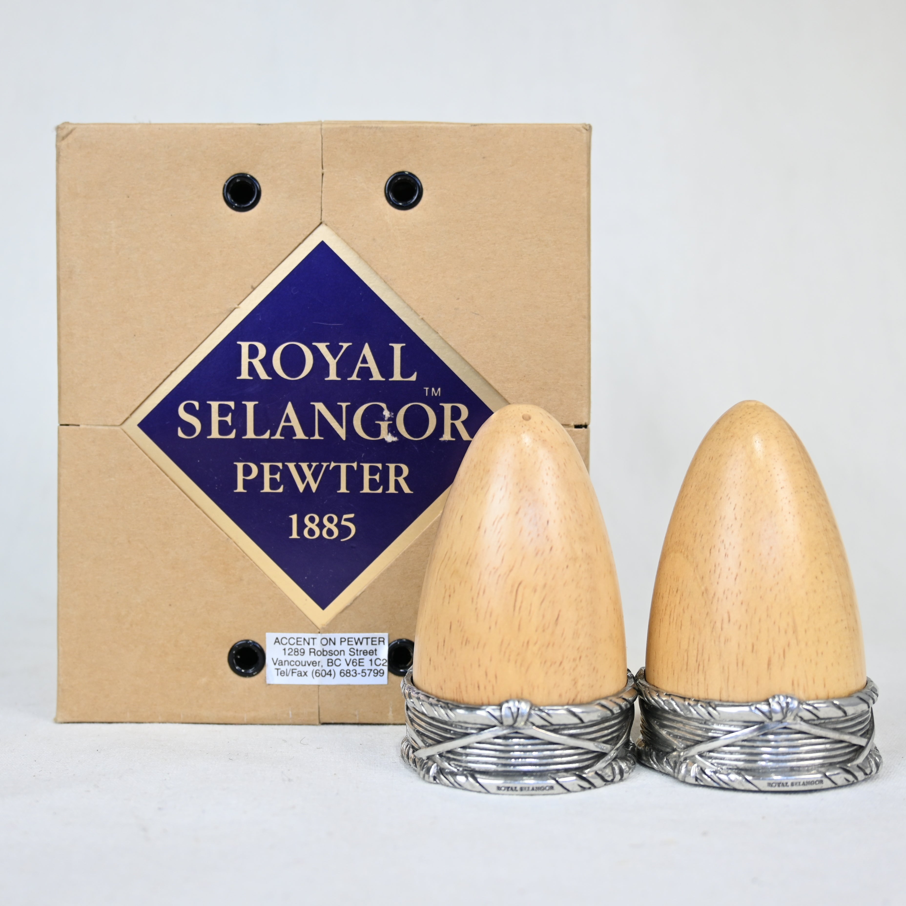 ROYAL SELANGOL Salt & Pepper Shaker / ロイヤルセランゴール ソルト＆ペッパー シェイカー