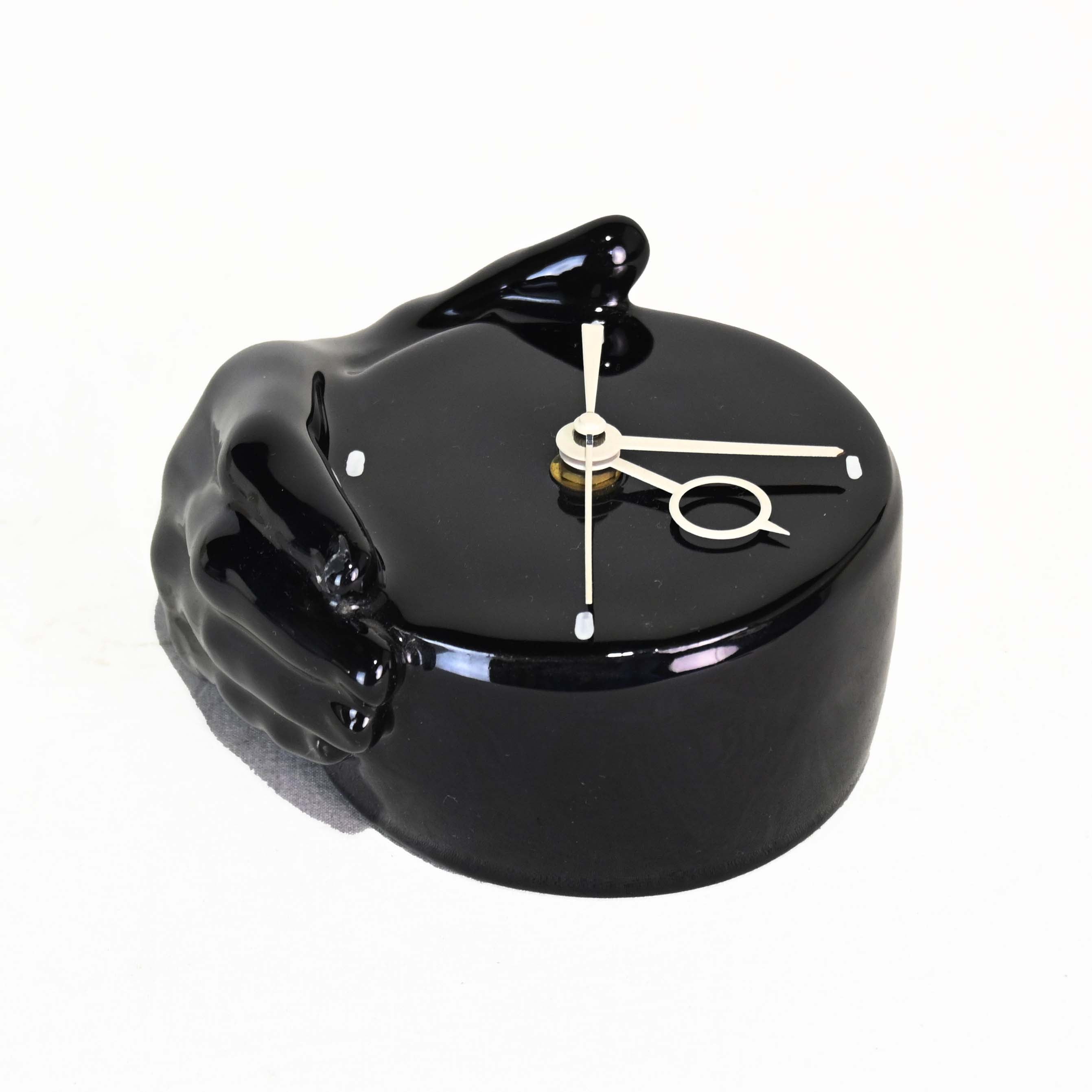 Nancy Funk Ceramics Wall mounted Clock Hand in California / ナンシー・ファンク・セラミックス 壁掛け時計 アメリカン 雑貨 アートクロック