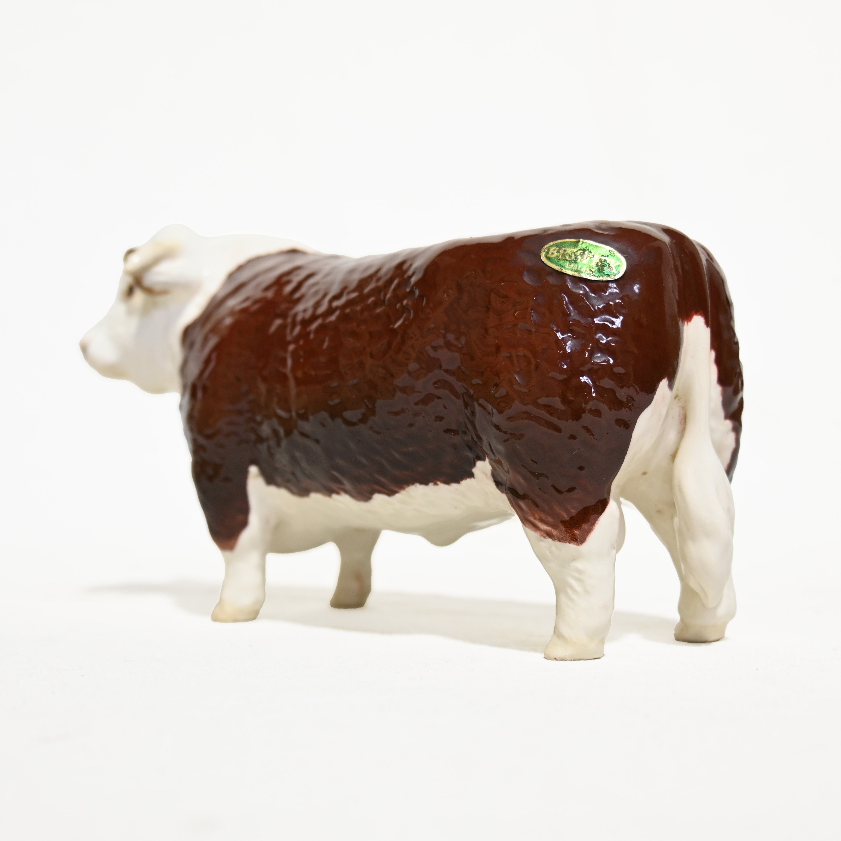 Beswick Hereford Bull Figurine Figurine Ceramic Animal UK British Vintage / ベスウィック ヘレフォード牛 フィギュリン 英国ヴィンテージ