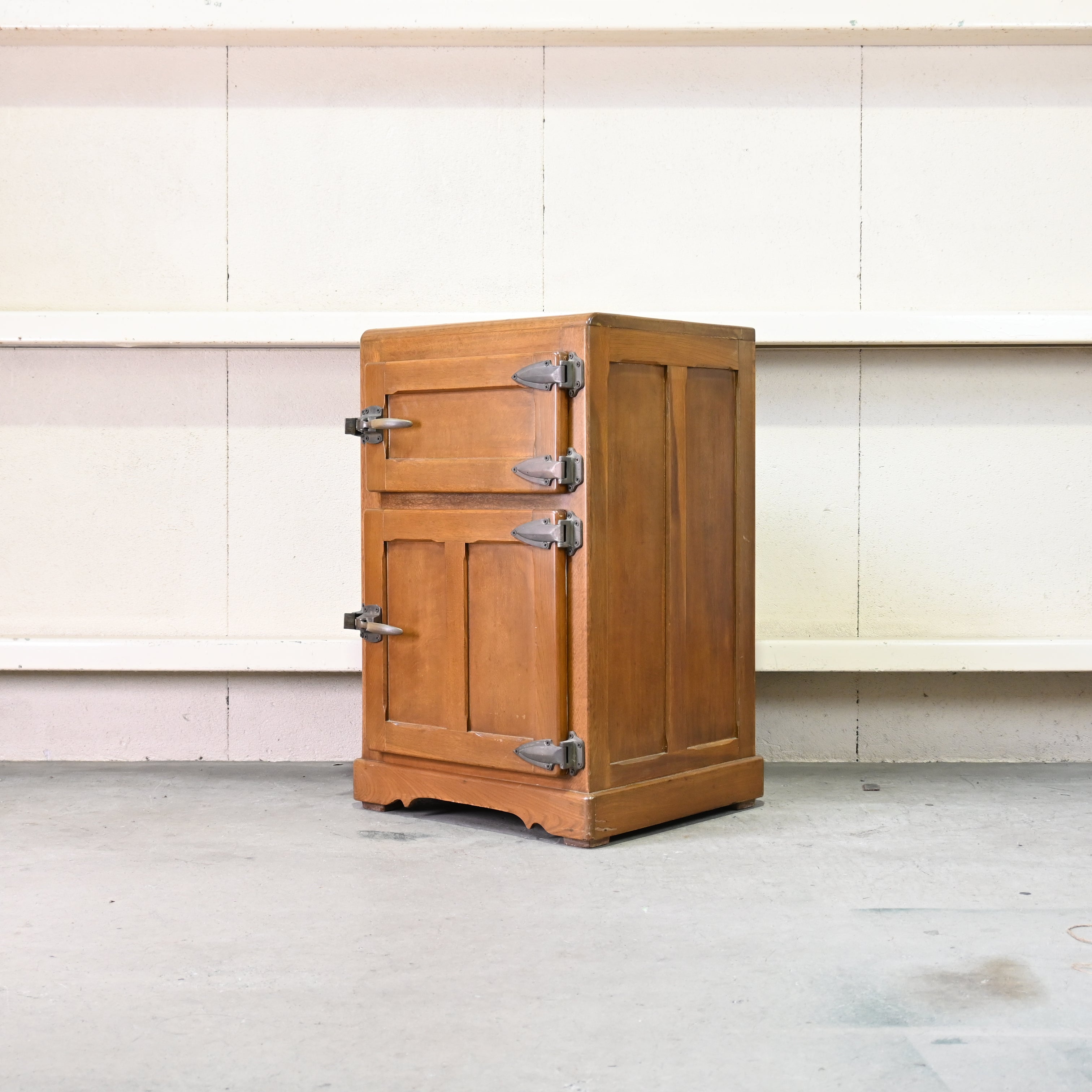 Japan vintage Wooden refrigerator Side cabinet / ジャパン 
