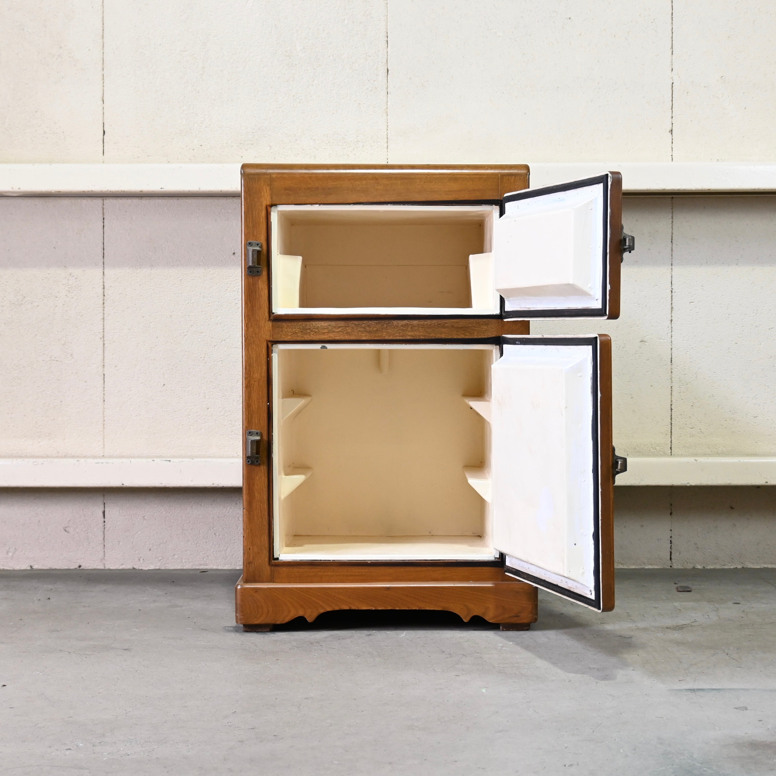 Japan vintage Wooden refrigerator Side cabinet / ジャパン 