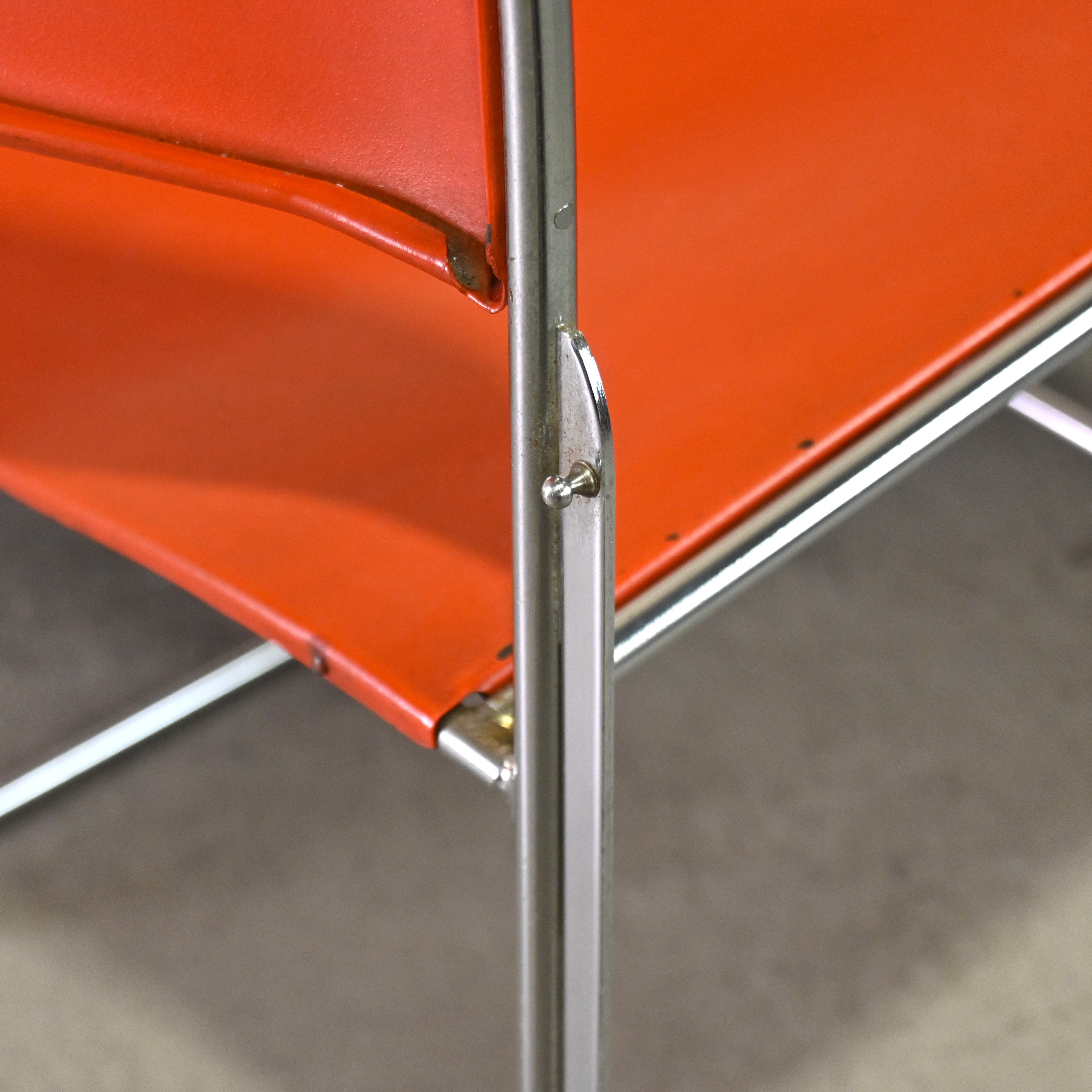 40/4 Side chair Orange David Rowland General Fireproofing Co. 1970's US vintage Industrial design / 40/4チェア オレンジ デヴィッド・ローランド ジェネラルファイヤープルーフィング 1970年代 アメリカヴィンテージ インダストリアルデザイン