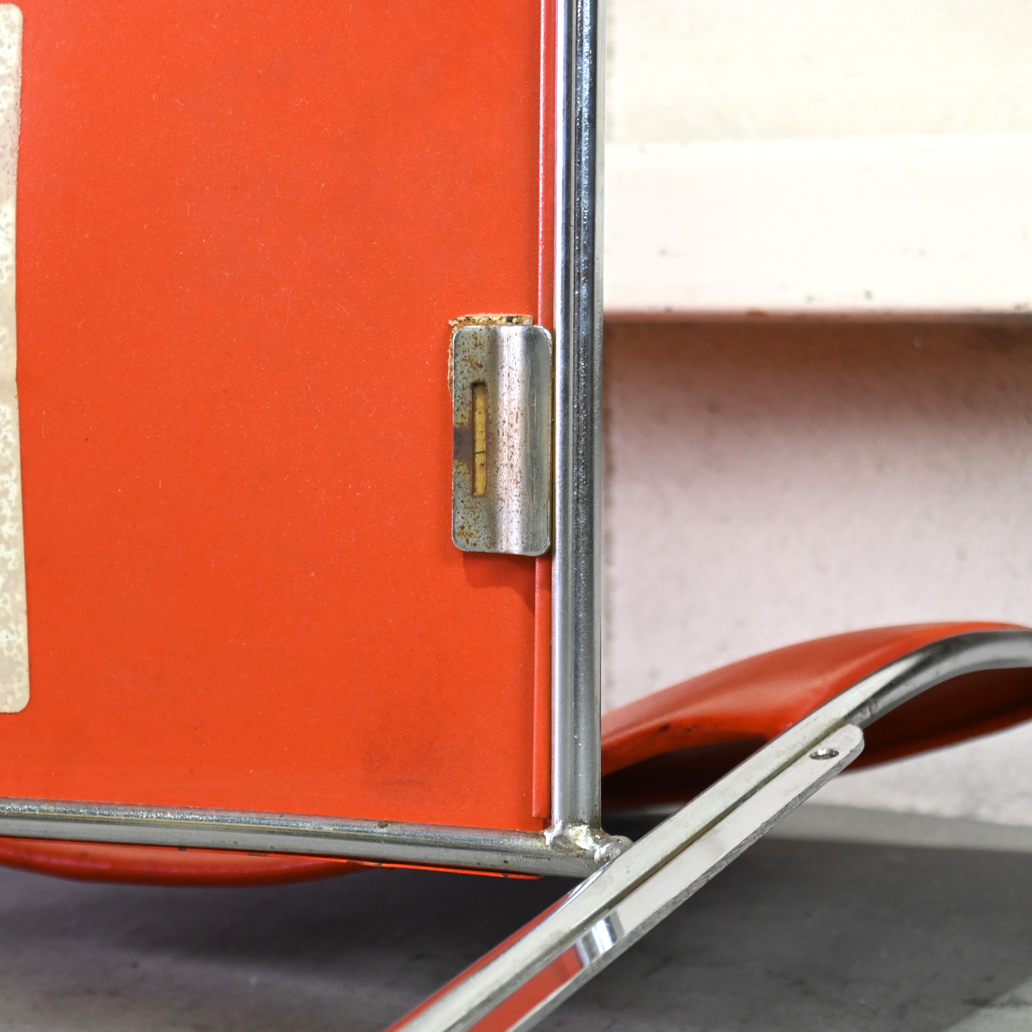 40/4 Side chair Orange David Rowland General Fireproofing Co. 1970's US vintage Industrial design / 40/4チェア オレンジ デヴィッド・ローランド ジェネラルファイヤープルーフィング 1970年代 アメリカヴィンテージ インダストリアルデザイン