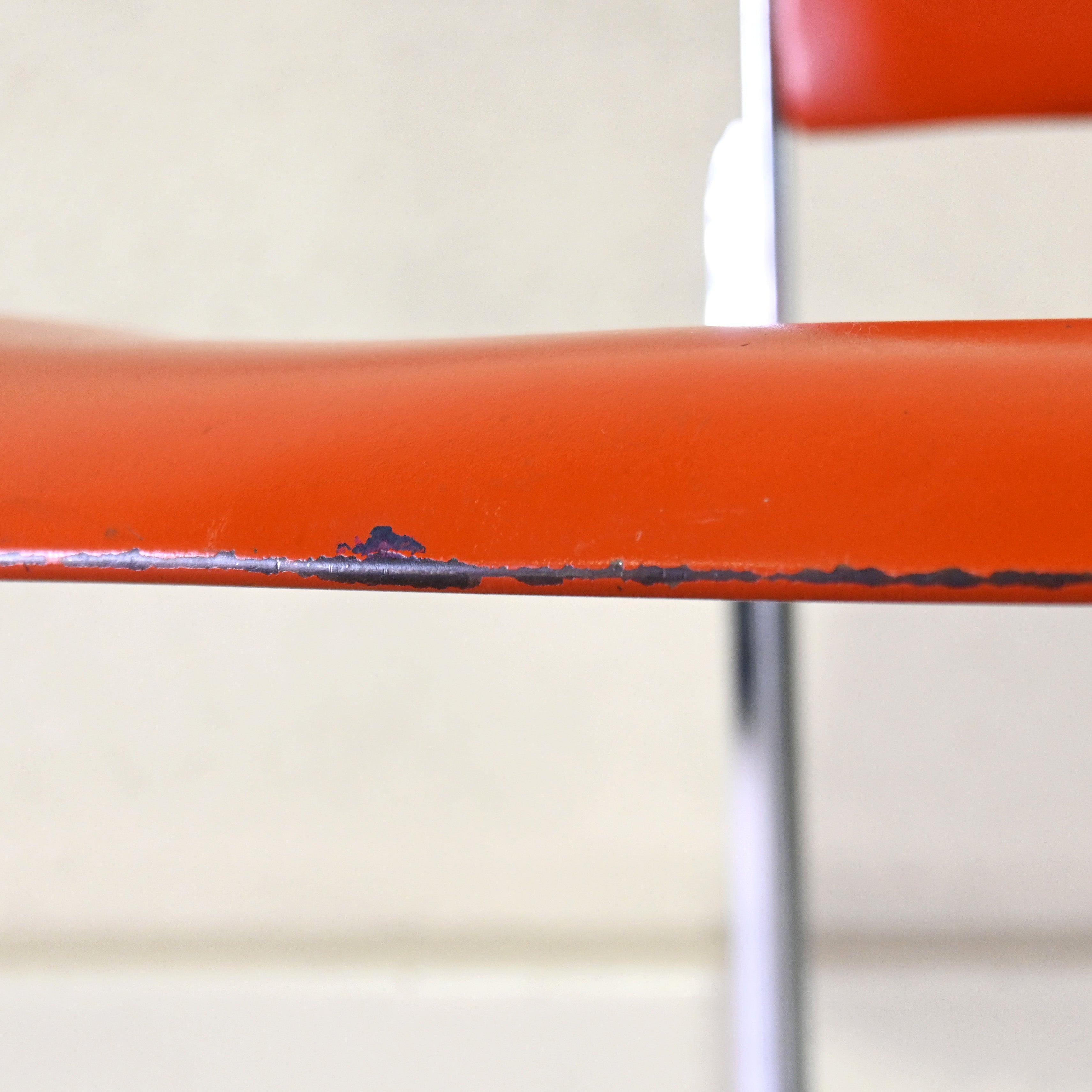 40/4 Side chair Orange David Rowland General Fireproofing Co. 1970's US vintage Industrial design / 40/4チェア オレンジ デヴィッド・ローランド ジェネラルファイヤープルーフィング 1970年代 アメリカヴィンテージ インダストリアルデザイン