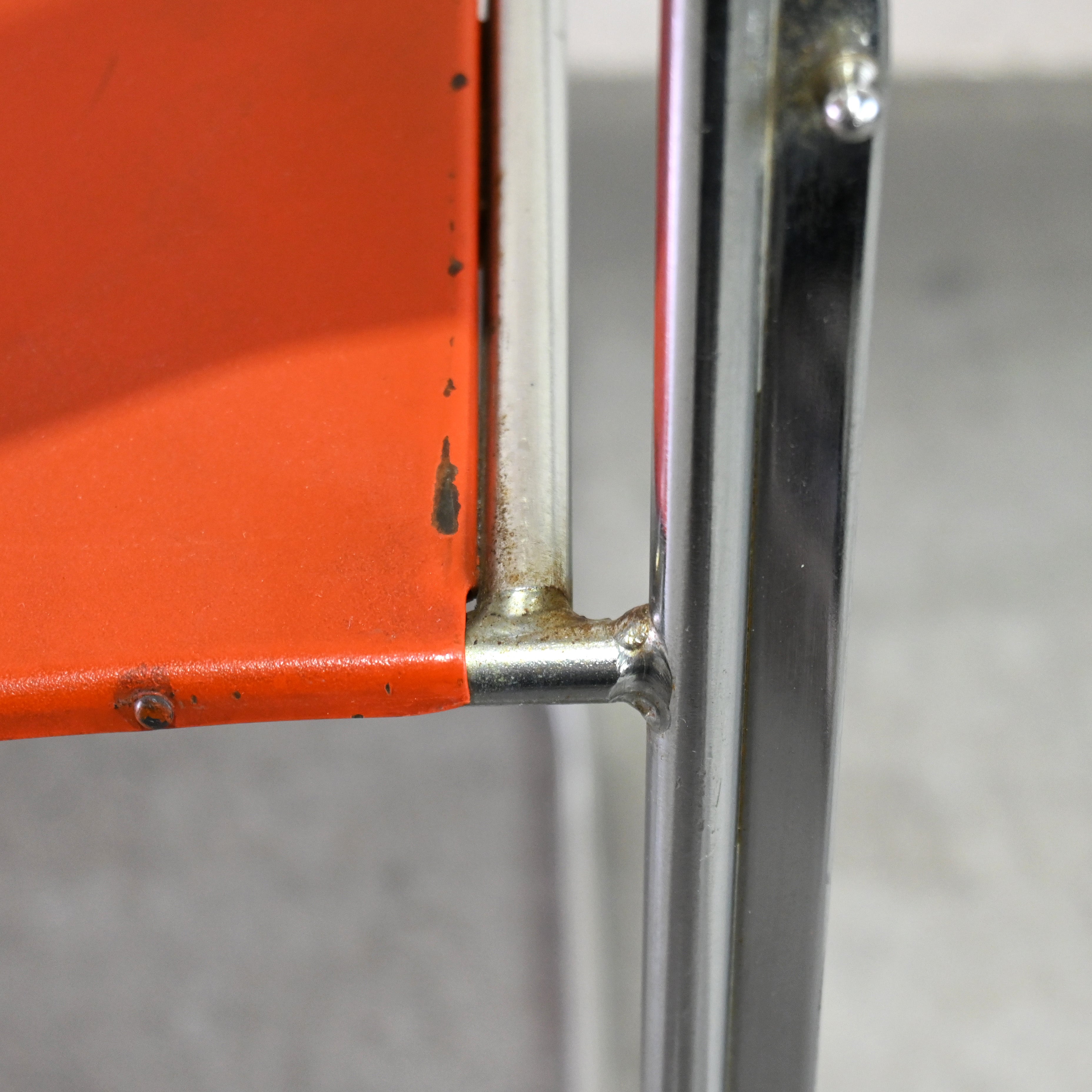 40/4 Side chair Orange David Rowland General Fireproofing Co. 1970's US vintage Industrial design / 40/4チェア オレンジ デヴィッド・ローランド ジェネラルファイヤープルーフィング 1970年代 アメリカヴィンテージ インダストリアルデザイン