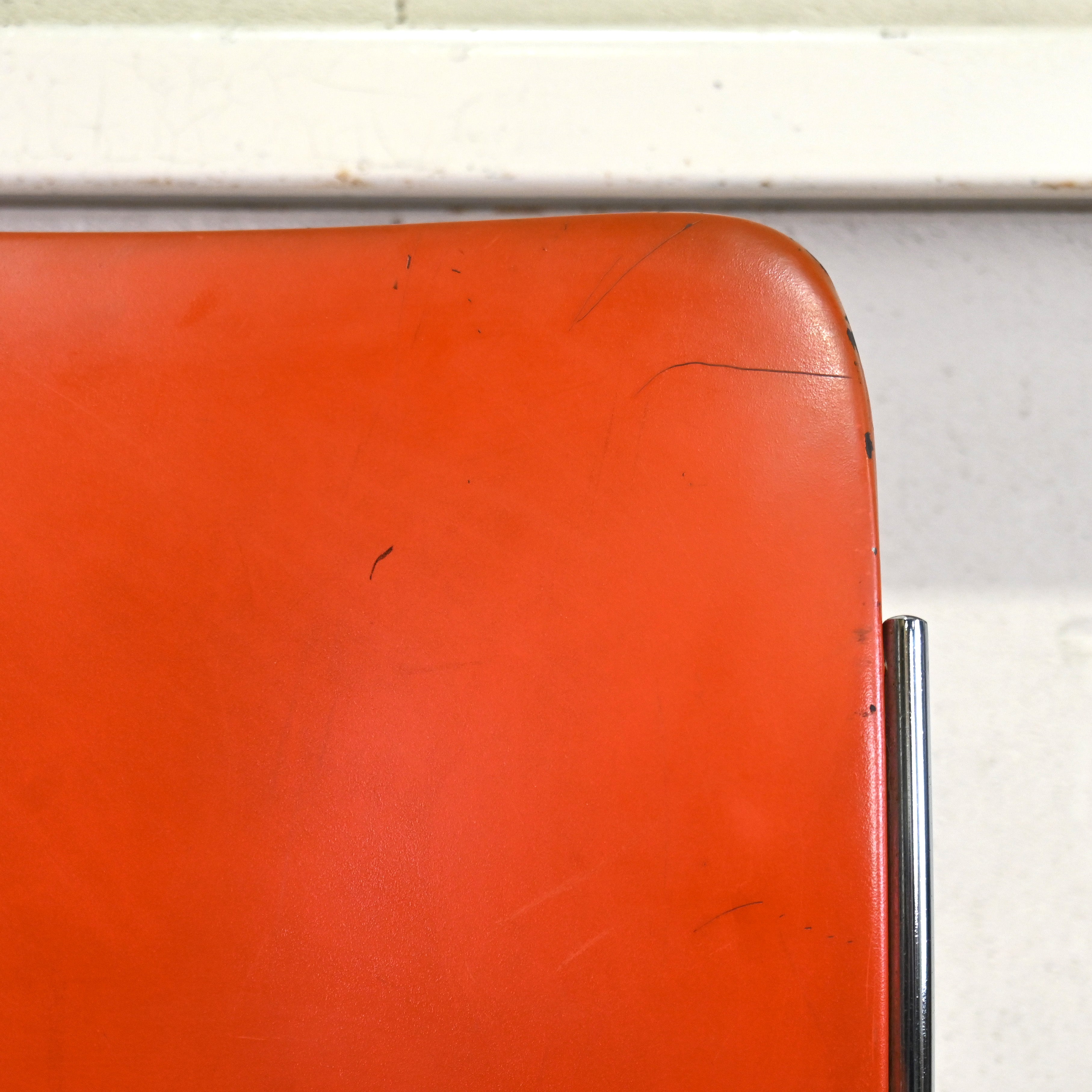 40/4 Side chair Orange David Rowland General Fireproofing Co. 1970's US vintage Industrial design / 40/4チェア オレンジ デヴィッド・ローランド ジェネラルファイヤープルーフィング 1970年代 アメリカヴィンテージ インダストリアルデザイン