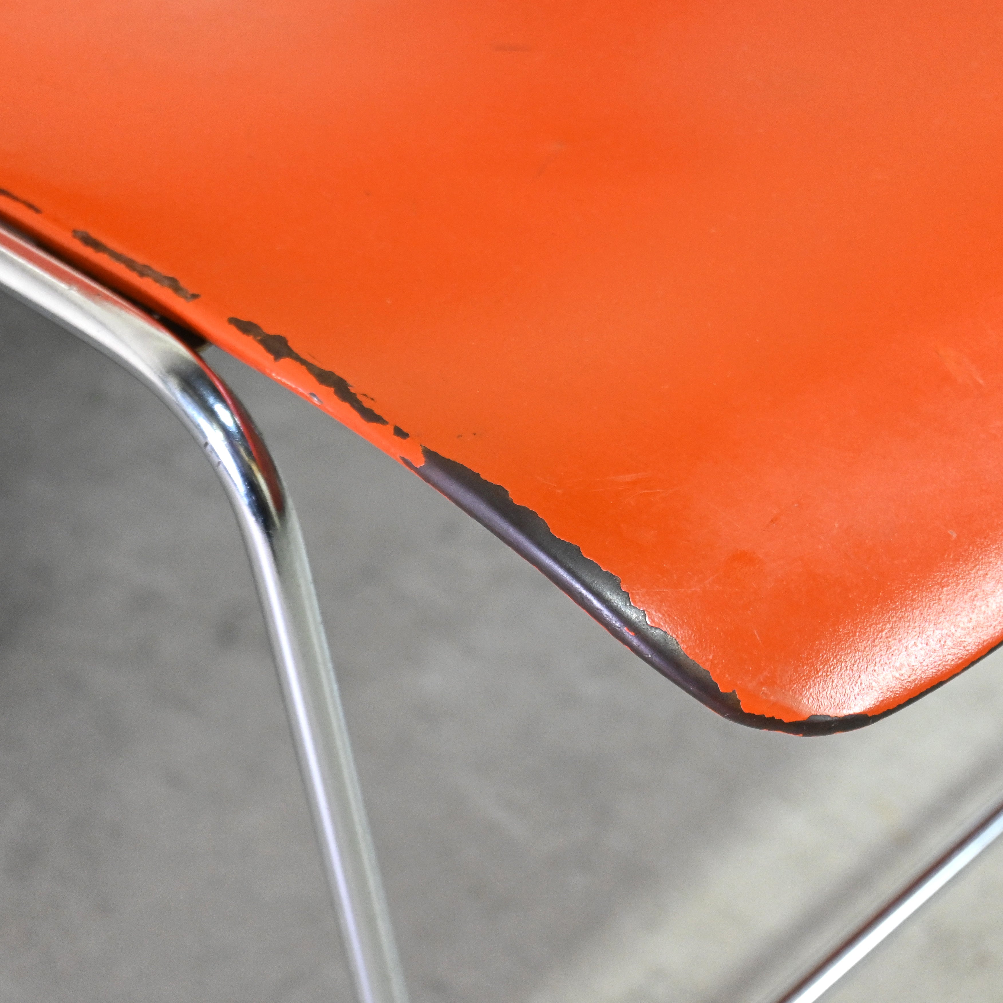 40/4 Side chair Orange David Rowland General Fireproofing Co. 1970's US vintage Industrial design / 40/4チェア オレンジ デヴィッド・ローランド ジェネラルファイヤープルーフィング 1970年代 アメリカヴィンテージ インダストリアルデザイン