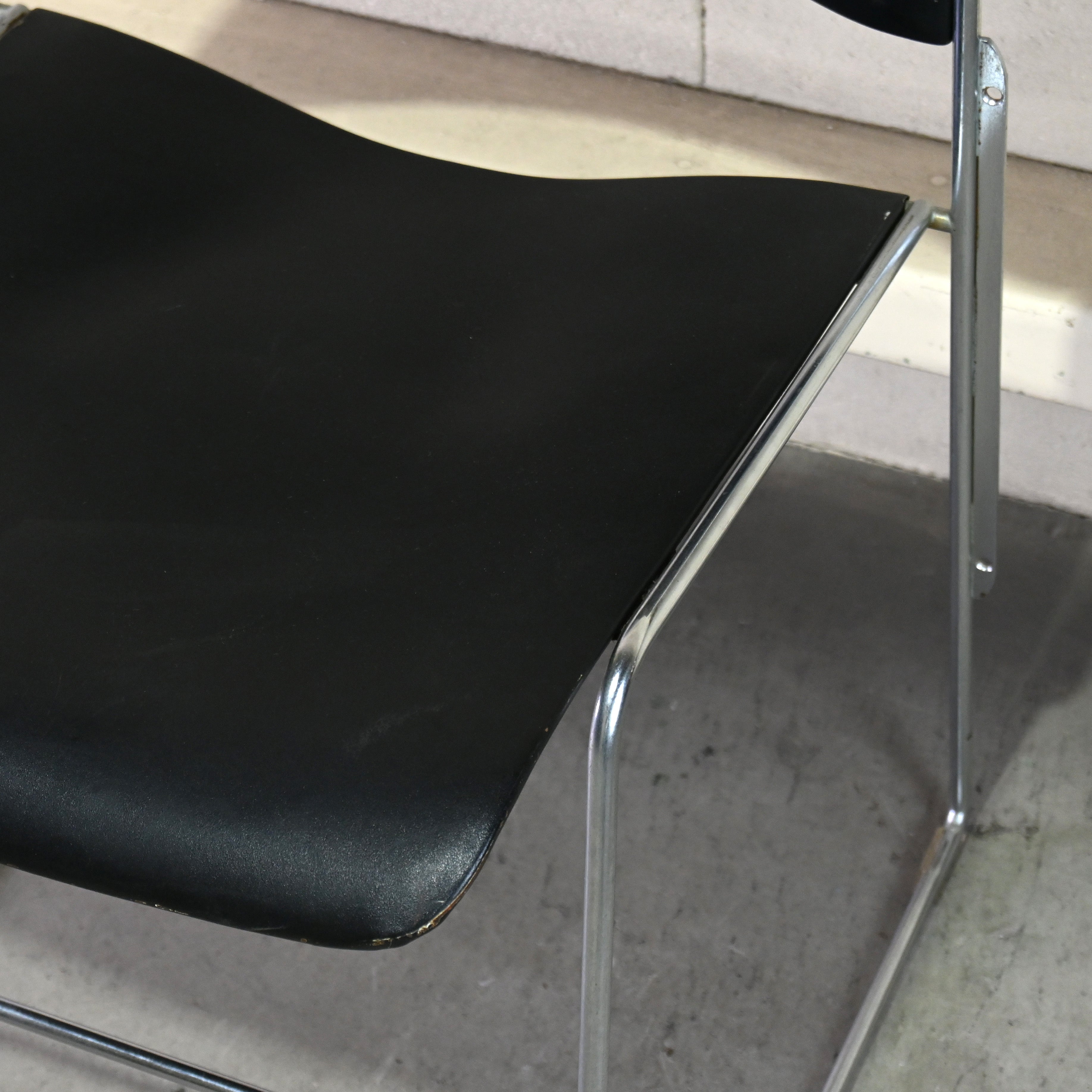 40/4 Side chair Black David Rowland General Fireproofing Co. 1970's US vintage Industrial design / 40/4チェア ブラック デヴィッド・ローランド ジェネラルファイヤープルーフィング 1970年代 アメリカヴィンテージ インダストリアルデザイン