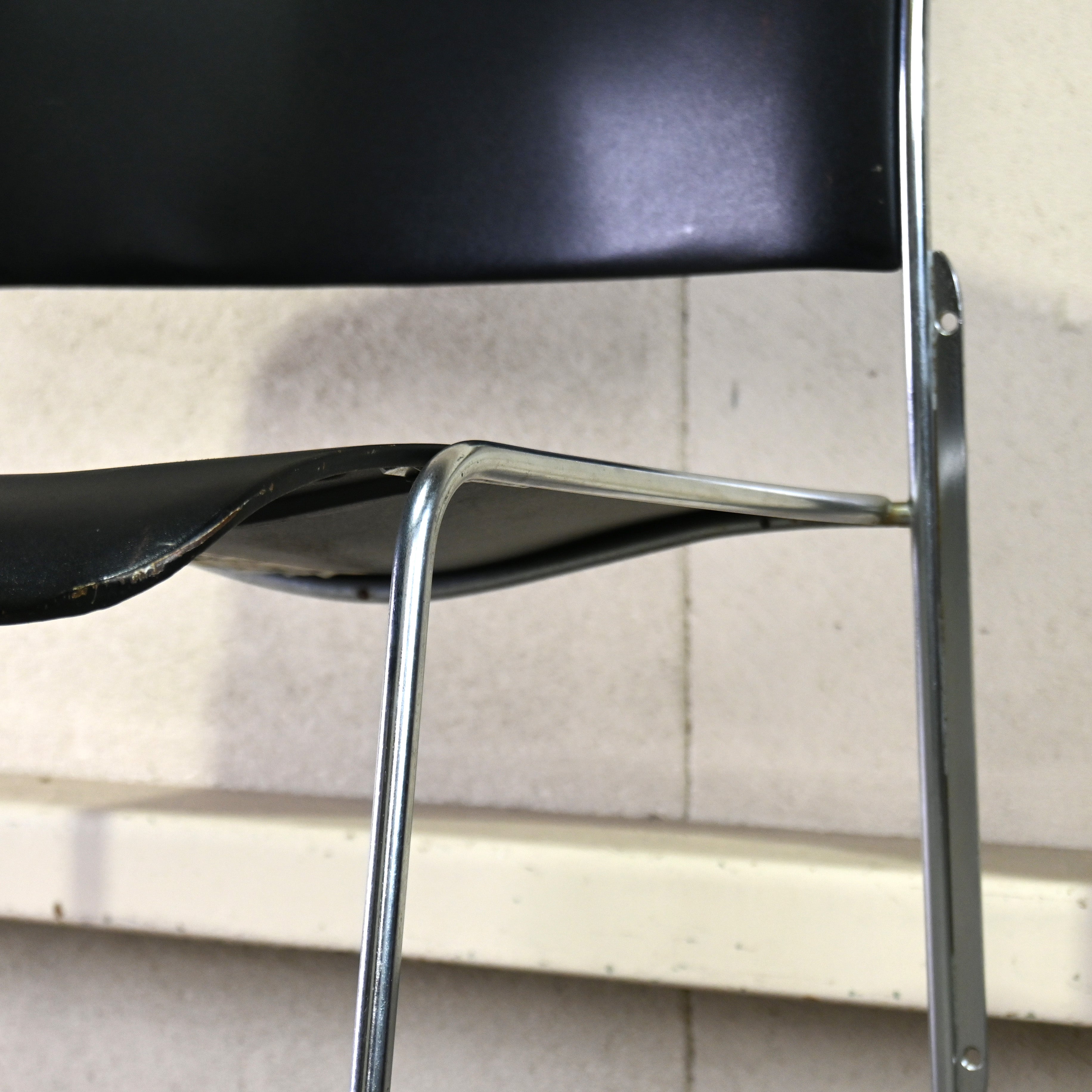 40/4 Side chair Black David Rowland General Fireproofing Co. 1970's US vintage Industrial design / 40/4チェア ブラック デヴィッド・ローランド ジェネラルファイヤープルーフィング 1970年代 アメリカヴィンテージ インダストリアルデザイン