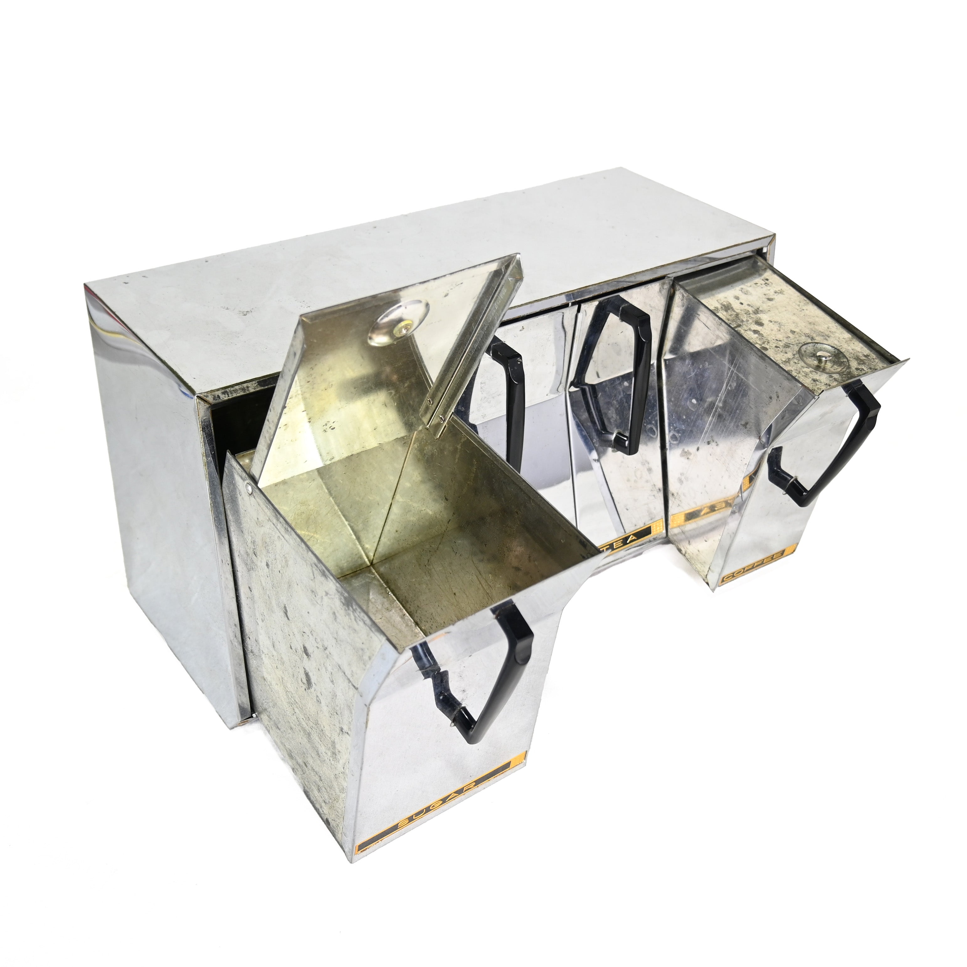 Lincoln Beautyware Seasoning box American Vintage Retro Can Canister Set / リンカーン ビューティウェア アメリカン ヴィンテージ 調味料ボックス レトロ缶