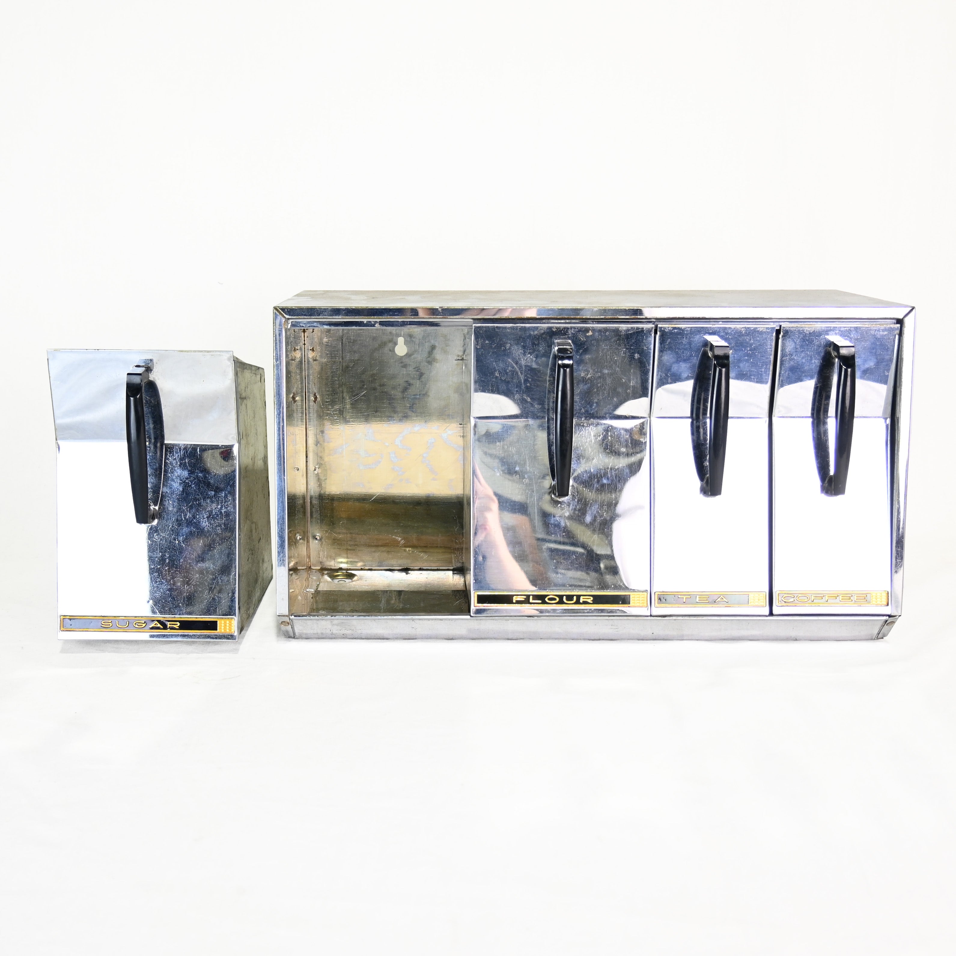 Lincoln Beautyware Seasoning box American Vintage Retro Can Canister Set / リンカーン ビューティウェア アメリカン ヴィンテージ 調味料ボックス レトロ缶