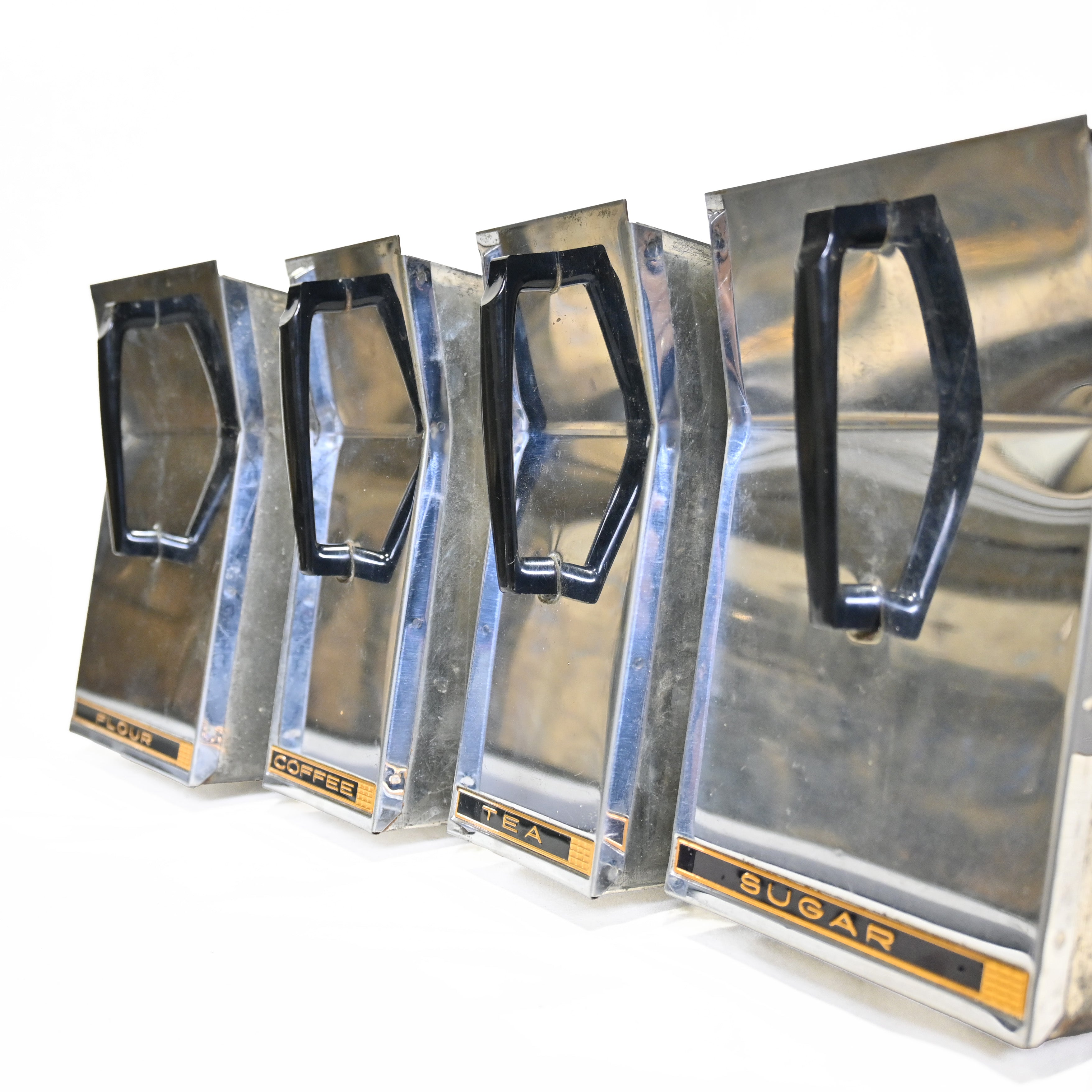 Lincoln Beautyware Seasoning box American Vintage Retro Can Canister Set / リンカーン ビューティウェア アメリカン ヴィンテージ 調味料ボックス レトロ缶