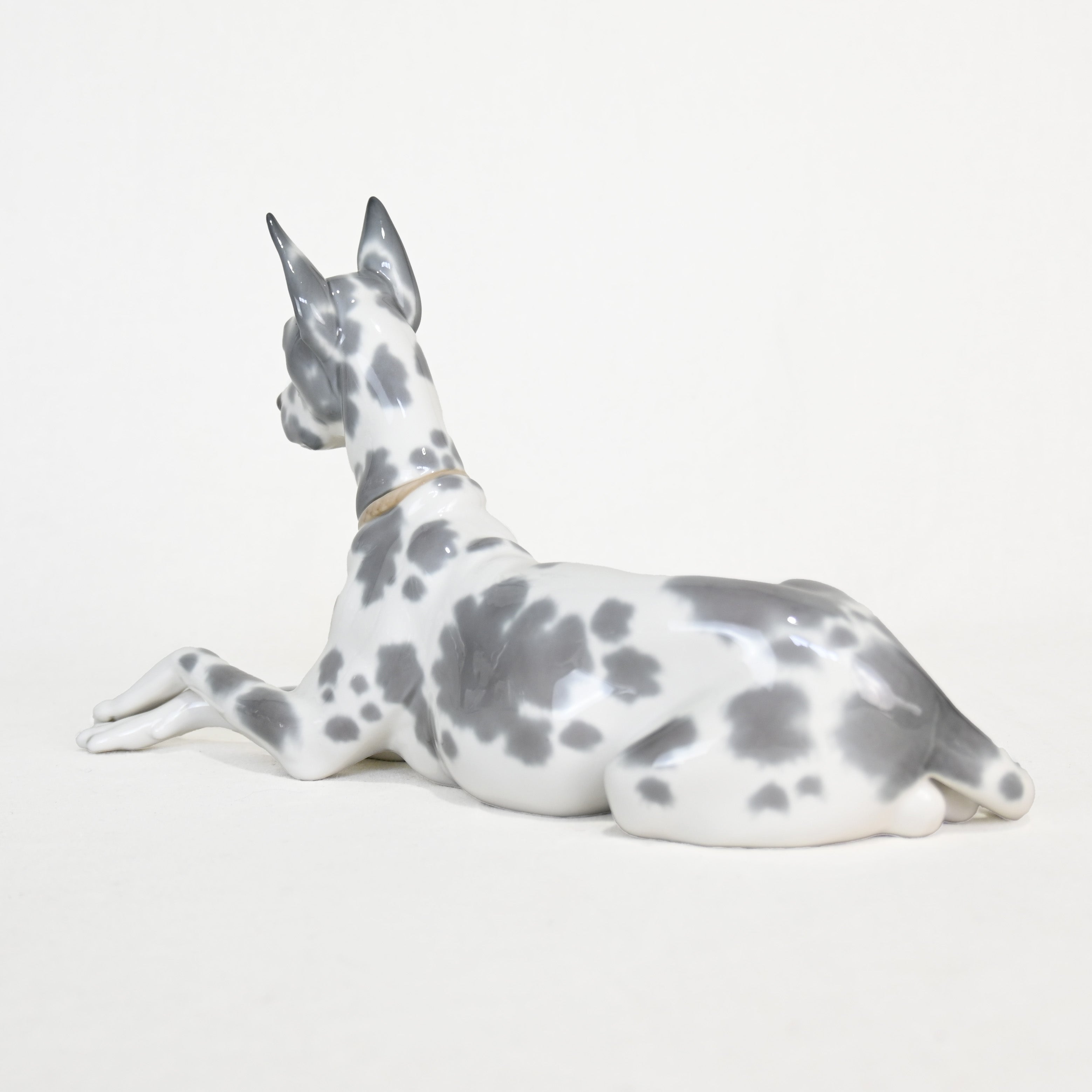 Lladró Great Dane Dog Figurine 1970s Discontinued Rare Spain / リヤドロ グレートデン 犬 フィギュリン 1970年代 廃盤 希少 スペイン