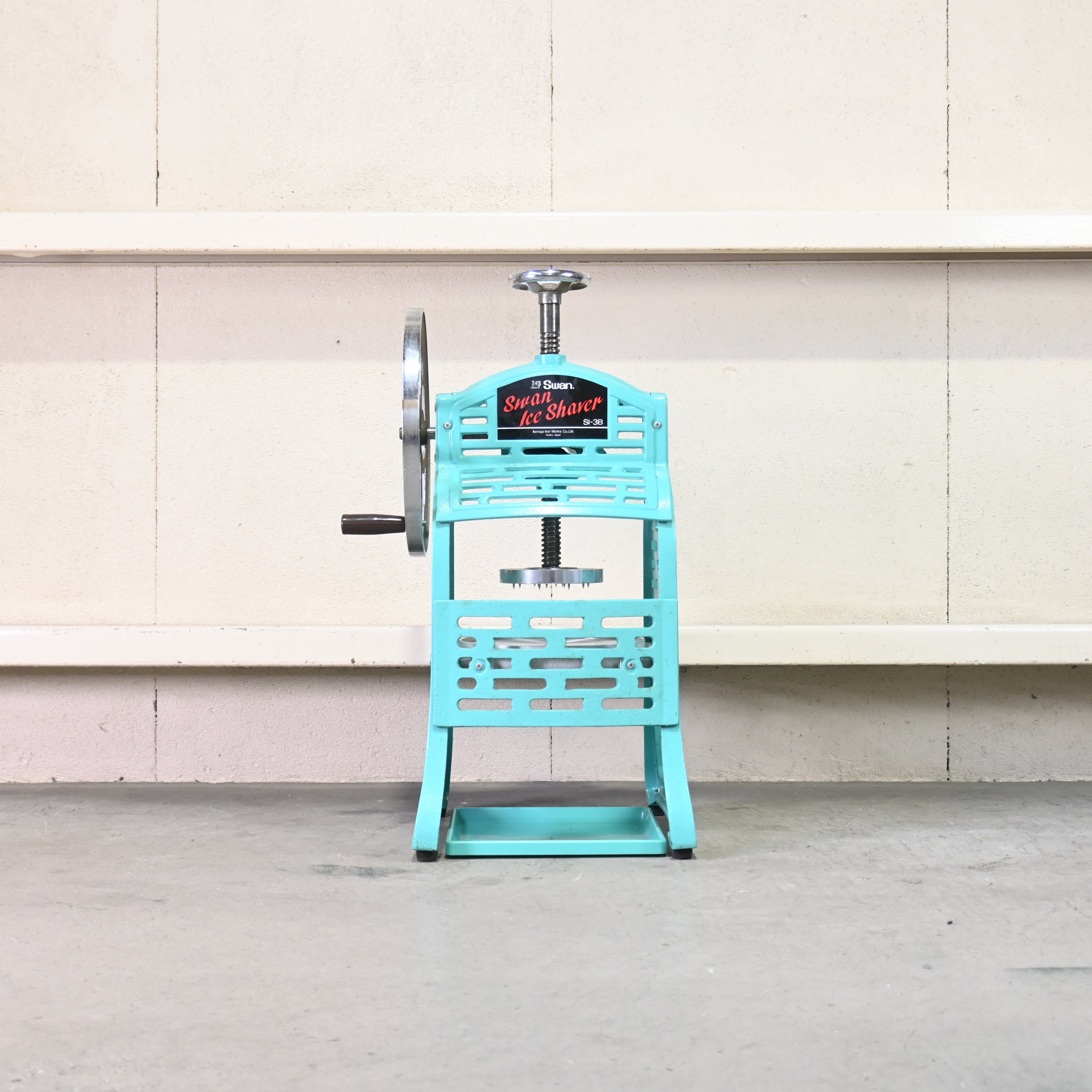 Swan Manual ice shaver SI-3B / 池永鉄工 スワン 手動式氷削機 昭和レトロ