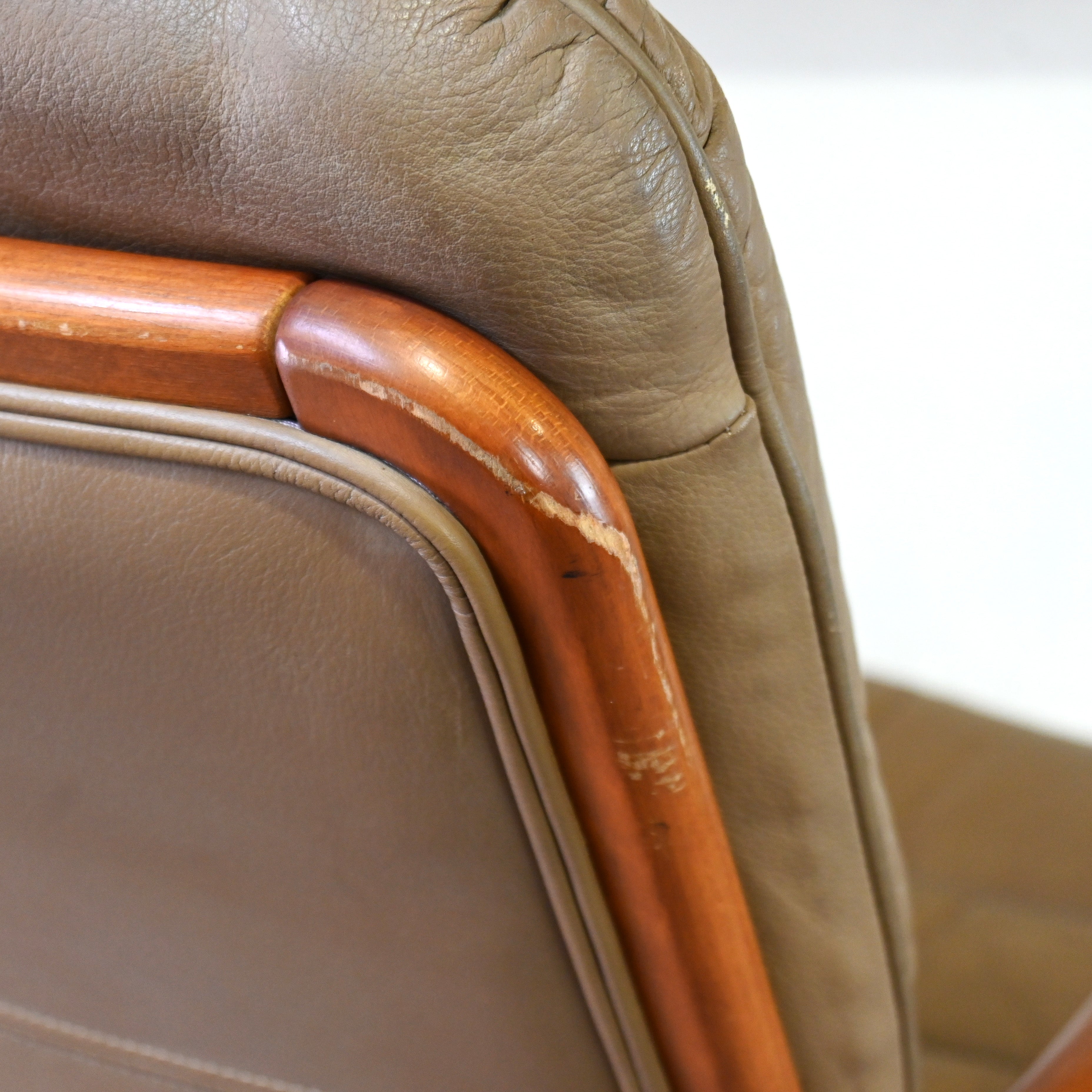 Old karimoku Caster arm chair Office furniture Japanese modern design / オールドカリモク キャスターアームチェア オフィスファニチャー ジャパニーズモダンデザイン