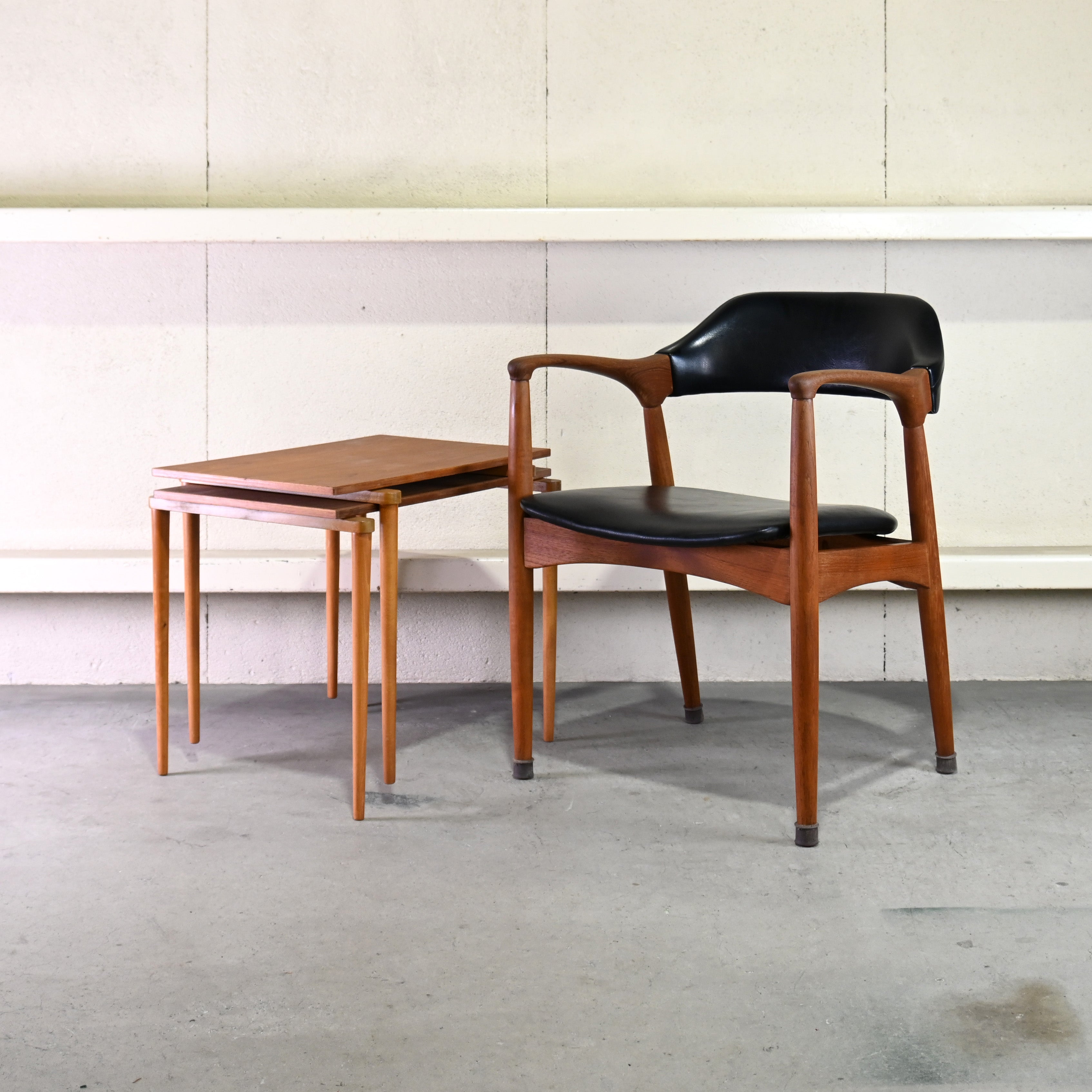 Tsuji mokko Arm chair Teakwood 1970's Japanese modern design / 辻木工 アームチェア チーク材 1970年代 ジャパニーズモダンデザイン