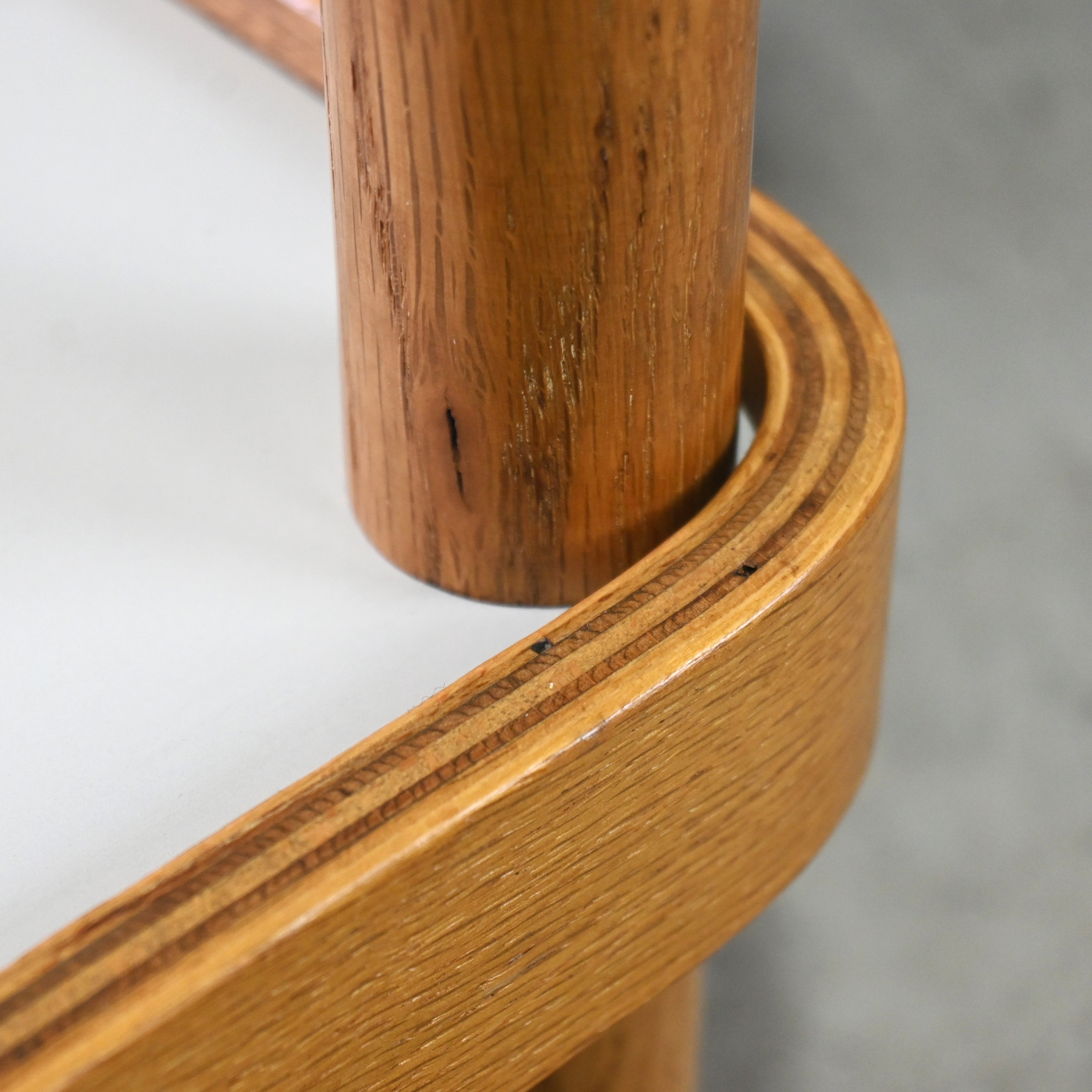 YAMAGUCHI × Isamu Kenmochi Oak plywood White melamine Service wagon Japanese modern design Scandinavian design / 山口木材工芸 × 剣持勇 オーク材 プライウッド ホワイトメラミン サービスワゴン ジャパニーズモダンデザイン 北欧デザイン