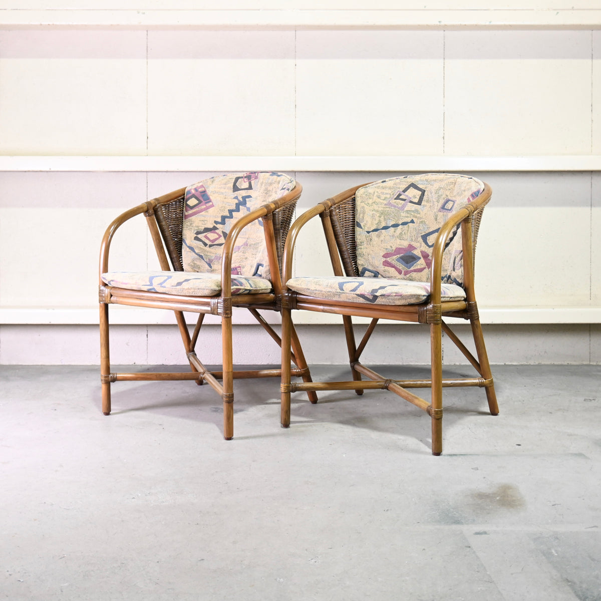 CASABLANCA MINAS Arm chair Dining chair Rattan Asian taste 