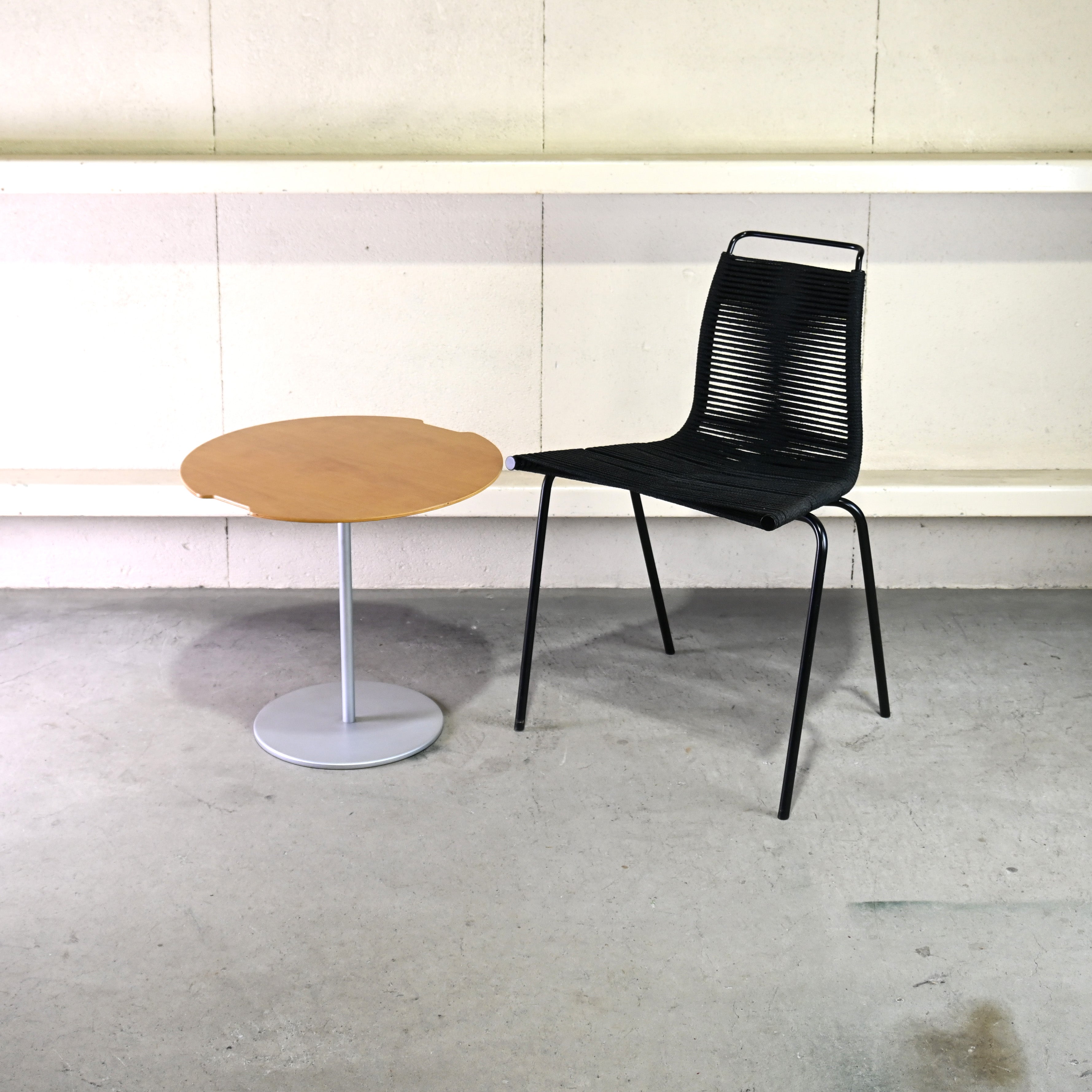 Carl Hansen & Søn PK1 Dining chair Poul Kjærholm Flag halyard Black Scandinavian design / カール・ハンセン&サン ダイニングチェア ポール・ケアホルム フラッグハリヤード ブラック 北欧デザイン