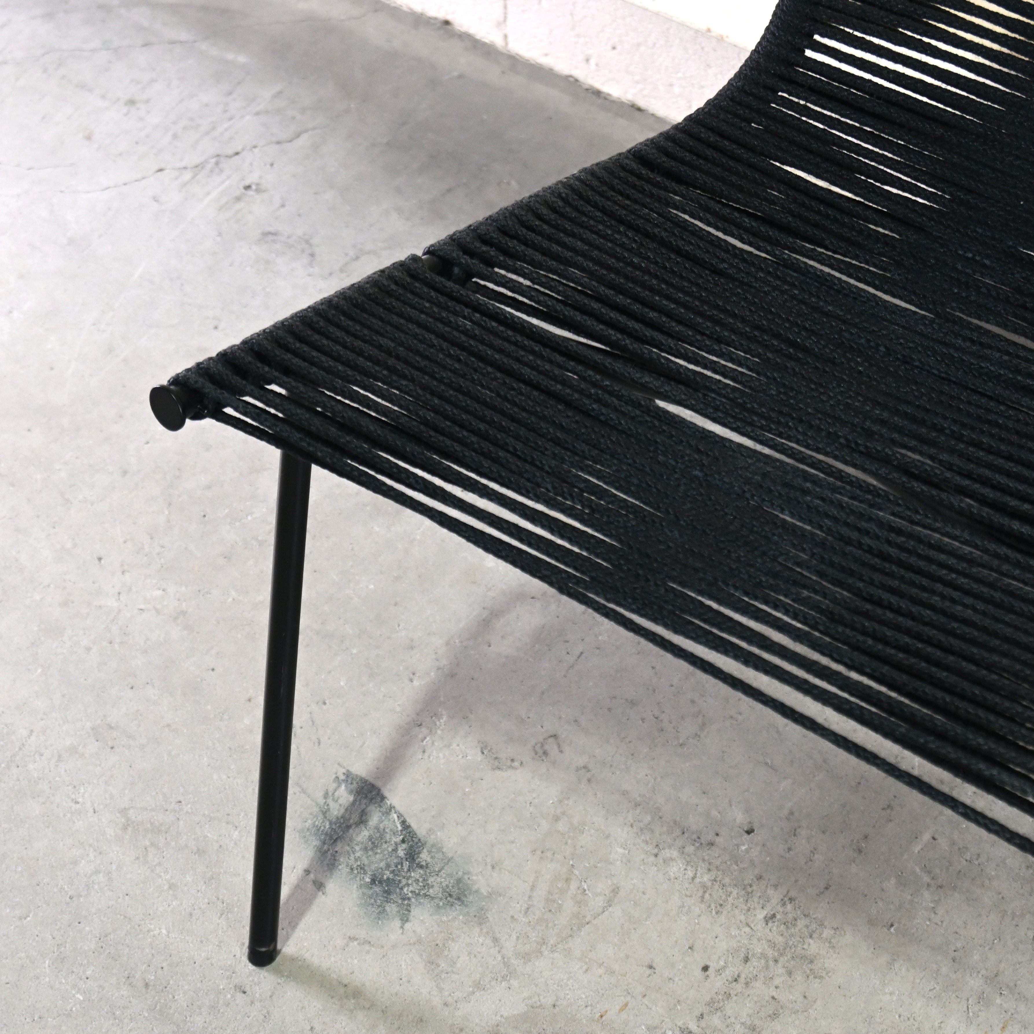 Carl Hansen & Søn PK1 Dining chair Poul Kjærholm Flag halyard Black Scandinavian design / カール・ハンセン&サン ダイニングチェア ポール・ケアホルム フラッグハリヤード ブラック 北欧デザイン