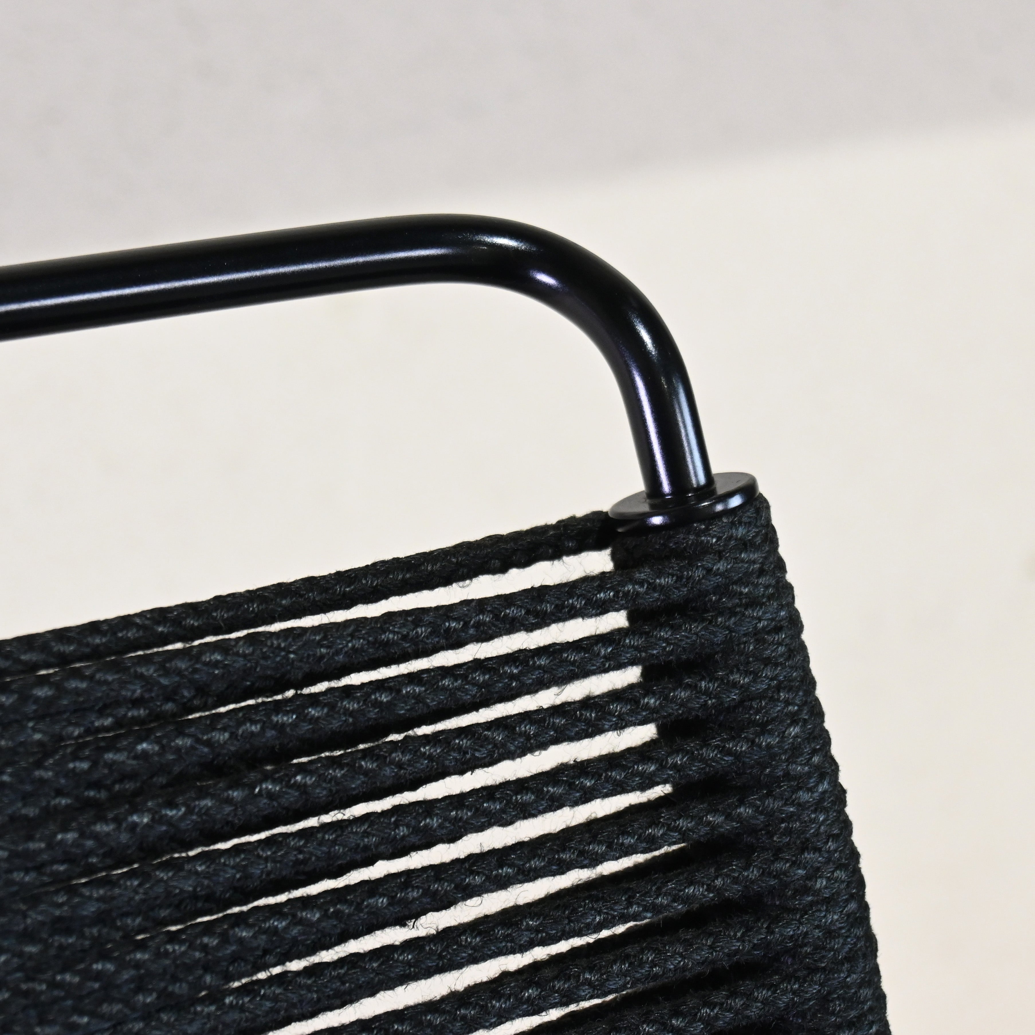 Carl Hansen & Søn PK1 Dining chair Poul Kjærholm Flag halyard Black Scandinavian design / カール・ハンセン&サン ダイニングチェア ポール・ケアホルム フラッグハリヤード ブラック 北欧デザイン