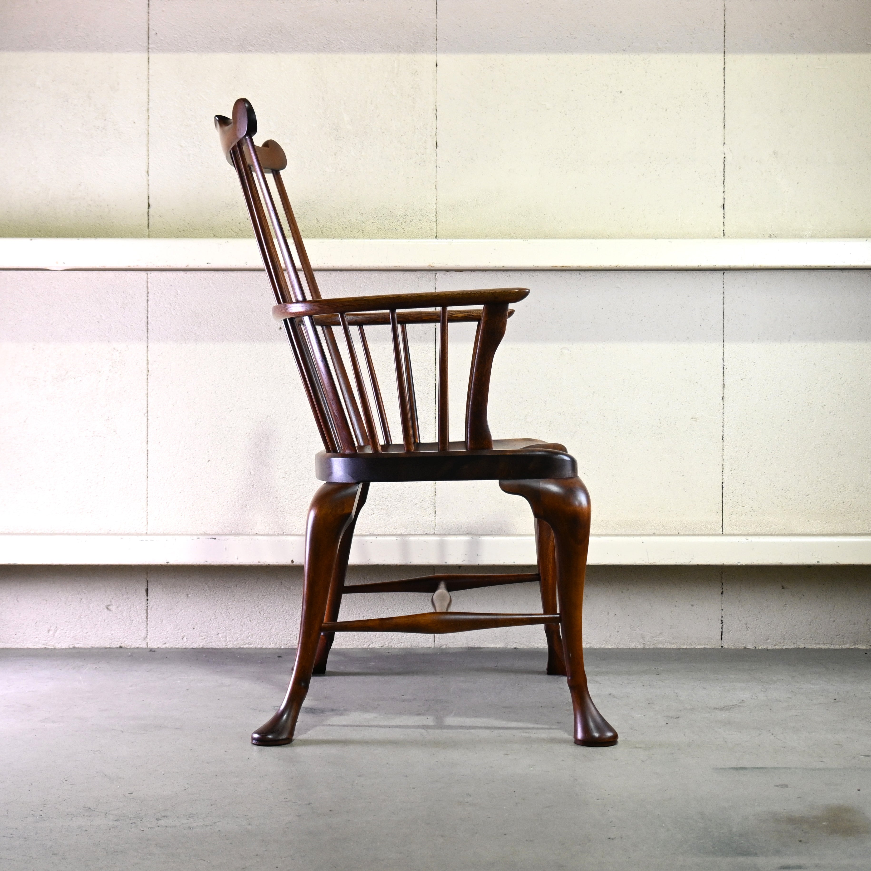 Matsumoto Mingei Windsor chair Drunker's chair Japan vintage Fork art / 松本民芸家具 ウィンザーチェア ドランカーズチェア 民藝 ジャパンヴィンテージ フォークアート
