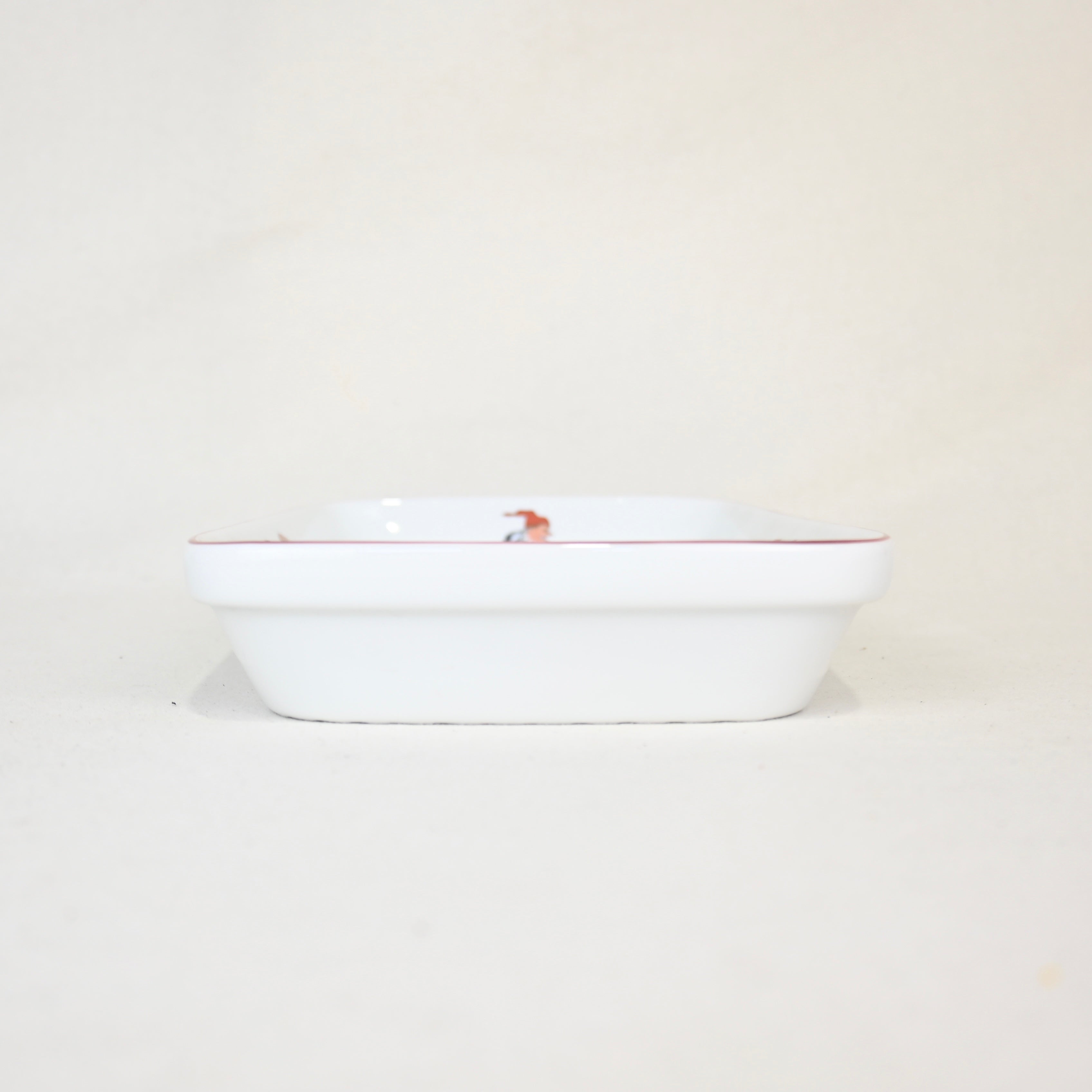 Porsgrund Nisse Rectangle plate Norway vintage Hand paint Souvenir 1980's / ポシュグルン ニッセ 長方形プレート ノルウェー ヴィンテージ ハンドペイント スーベニア 1980年代