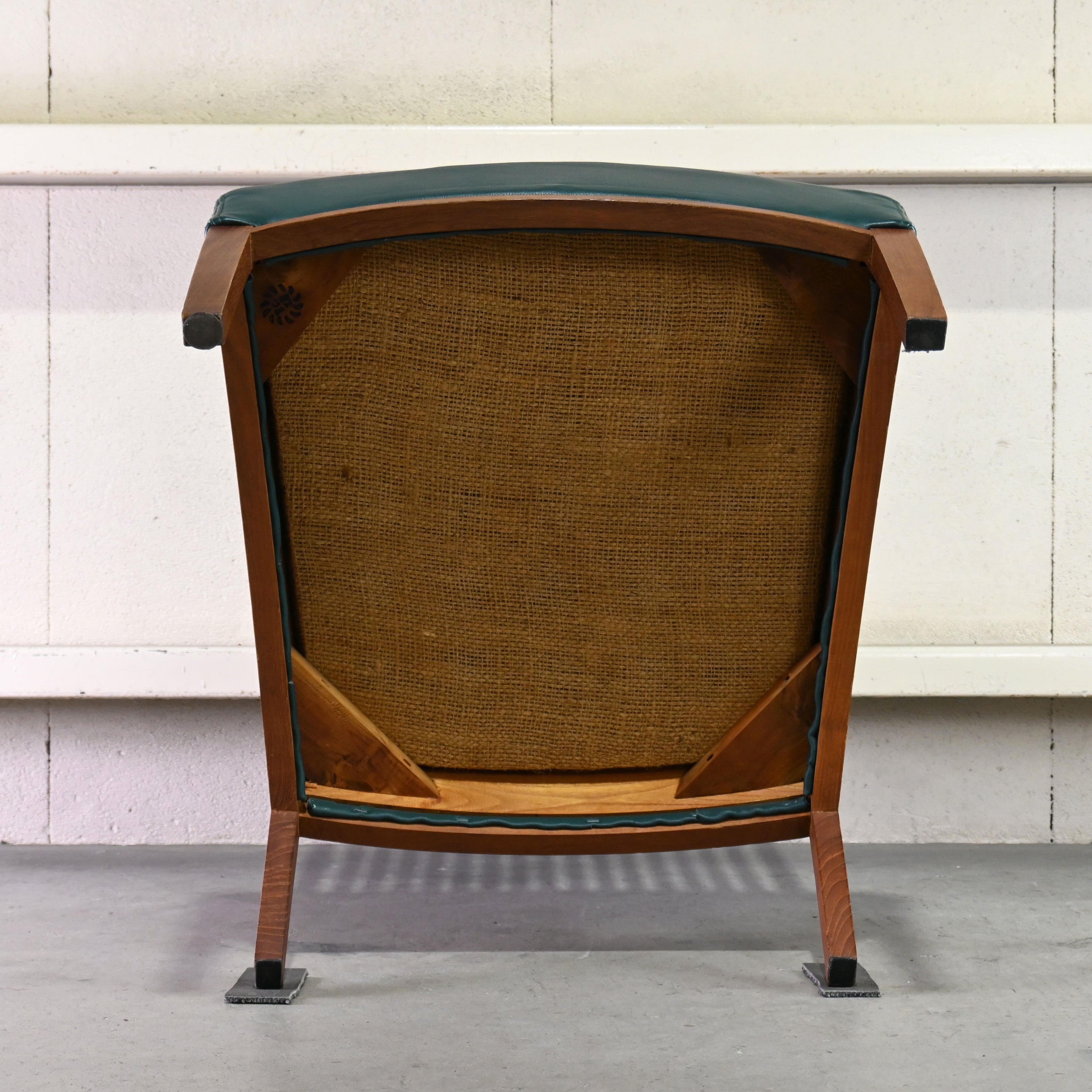 BC Kobo Teakwood × Leather Lounge chair Wide Green Japanese modern Scandinavian design / BC工房 チーク材 × リアルレザー ラウンジチェア ワイド グリーン ジャパニーズモダン 北欧デザイン