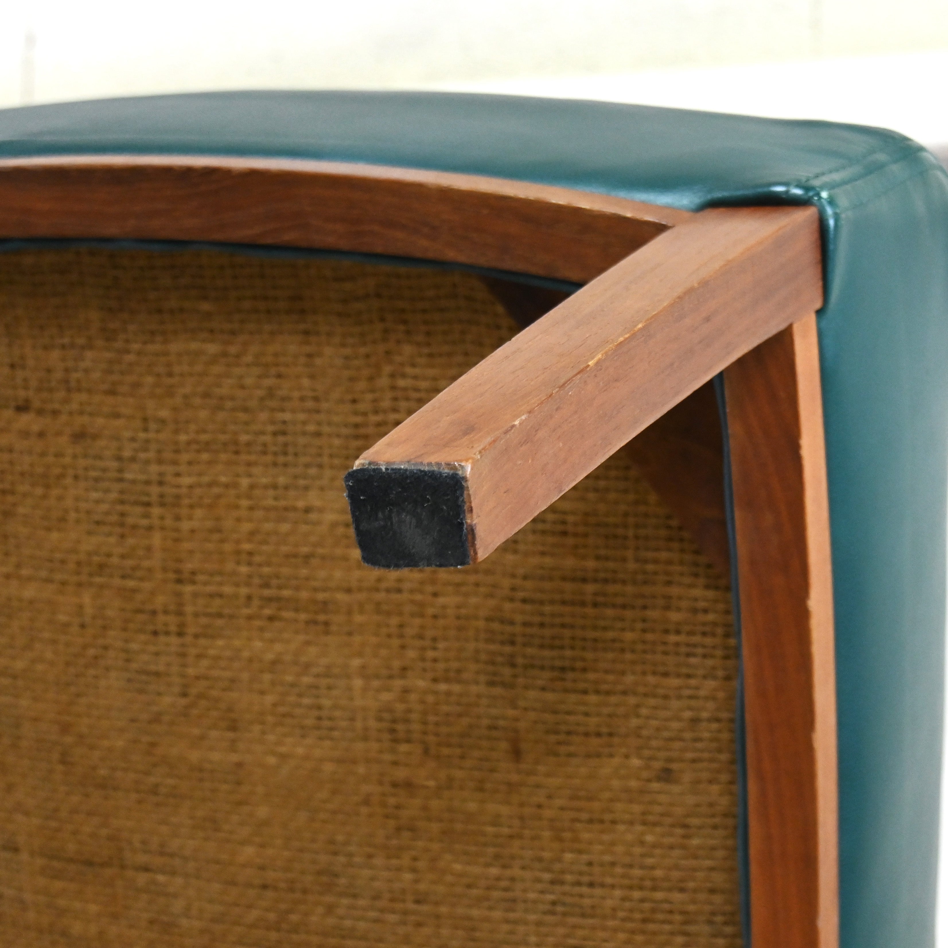 BC Kobo Teakwood × Leather Lounge chair Wide Green Japanese modern Scandinavian design / BC工房 チーク材 × リアルレザー ラウンジチェア ワイド グリーン ジャパニーズモダン 北欧デザイン