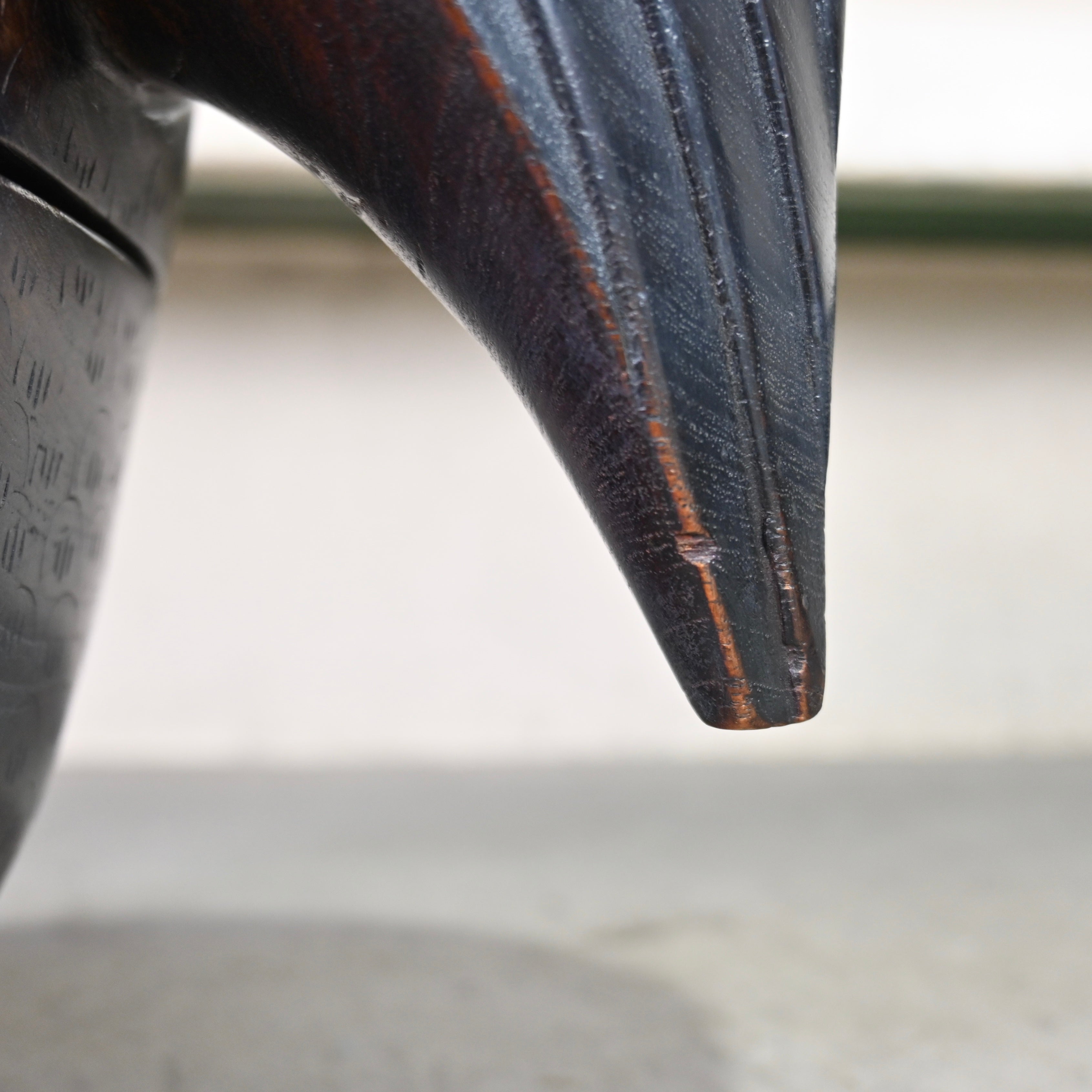 Thailand Wood carving Chicken Objet Asian / タイ製 彫刻 ニワトリ 小物入れ オブジェ