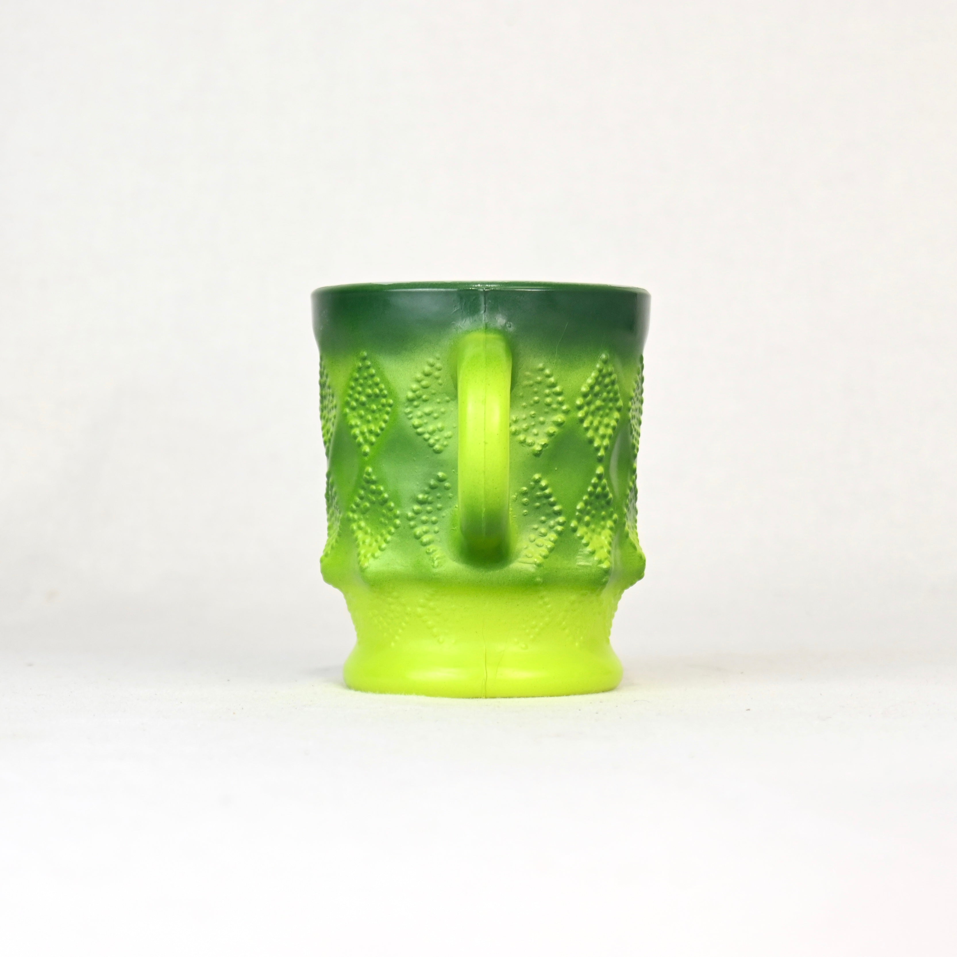 Fire King Kimberly Milk glass Mug Green 1960~1970’s / ファイヤーキング キンバリー ミルクガラス マグカップ グリーン 1960~1970年代