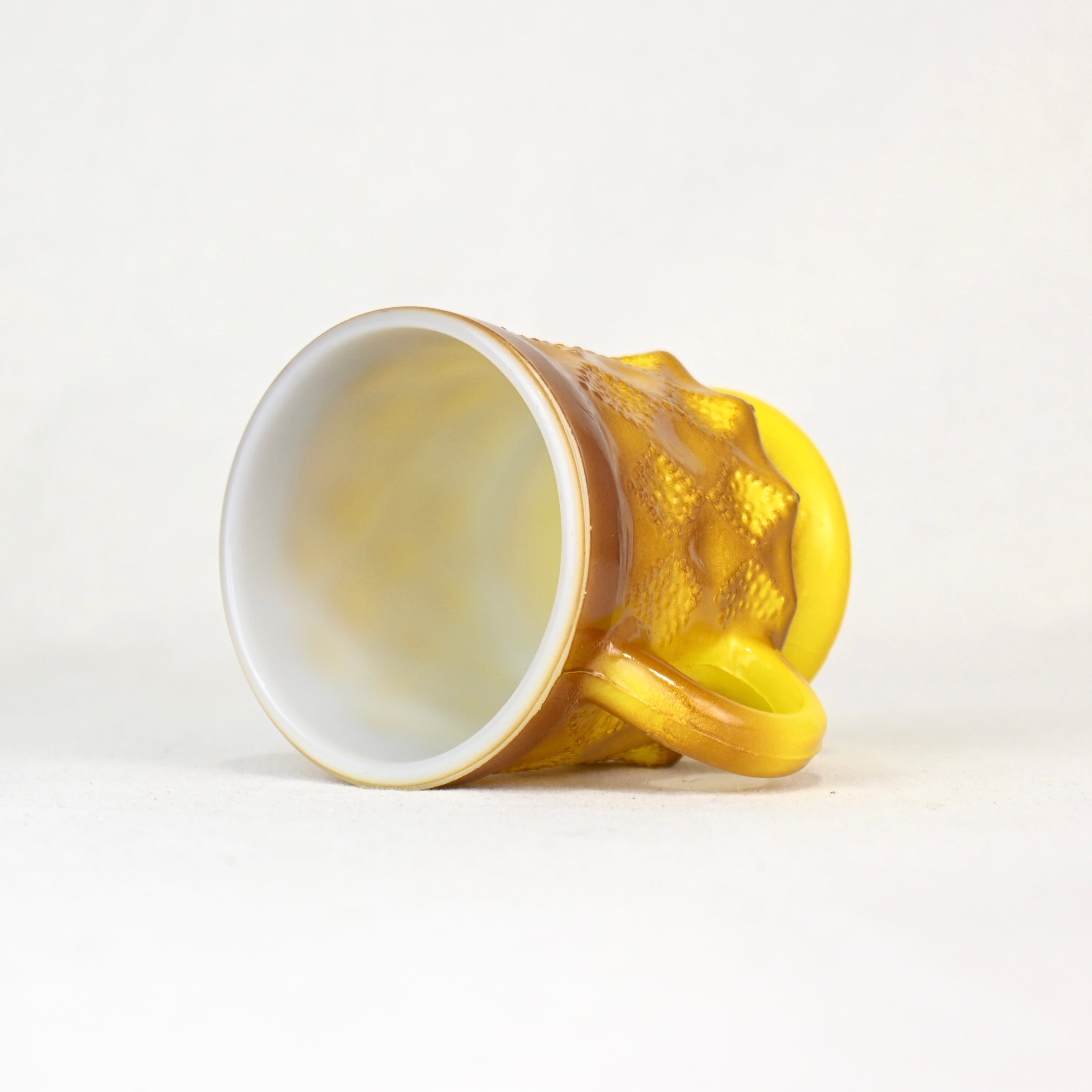 Fire King Kimberly Milk glass Mug Yellow 1960~1970’s / ファイヤーキング キンバリー ミルクガラス マグカップ イエロー 1960~1970年代