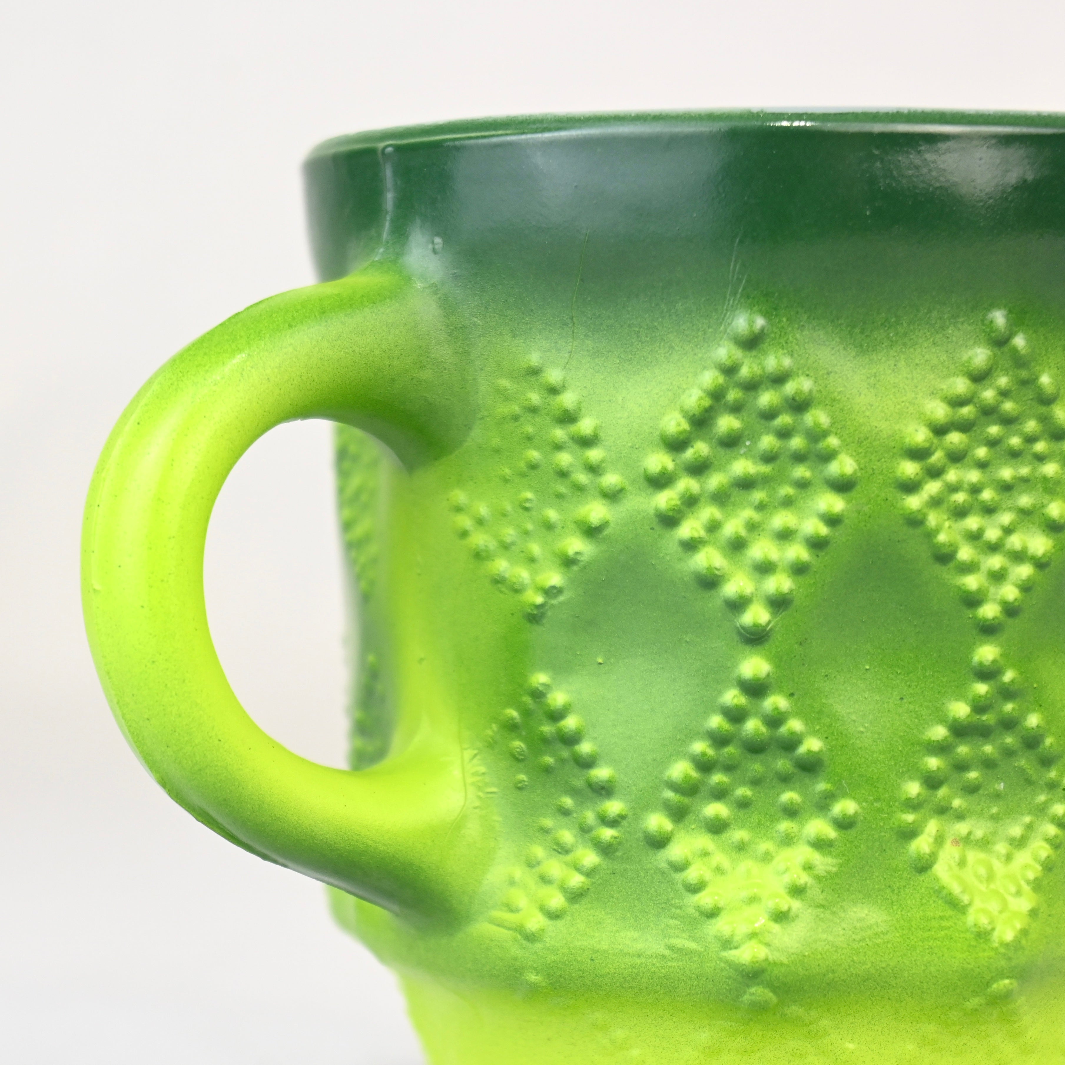 Fire King Kimberly Milk glass Mug Green 1960~1970’s / ファイヤーキング キンバリー ミルクガラス マグカップ グリーン 1960~1970年代