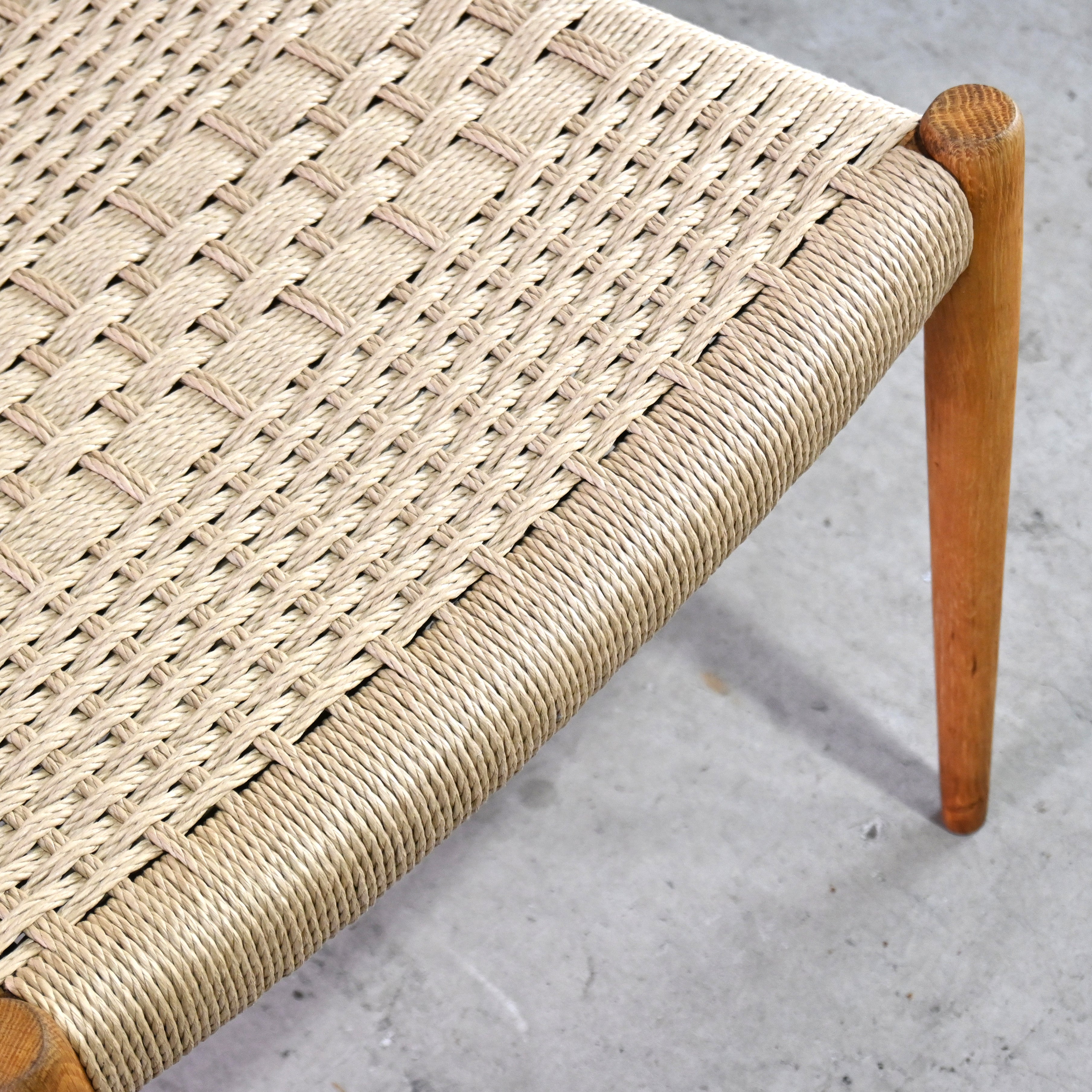 Niels O. Møller J.L. Møllers Møbelfabrik Model No.75 Chair Oak × Paper code Remake Danish vintage Scandinavian design / ニールス・オット・モラー J.L.モラー 75チェア オーク材 × ペーパーコード リメイク デンマークヴィンテージ 北欧デザイン