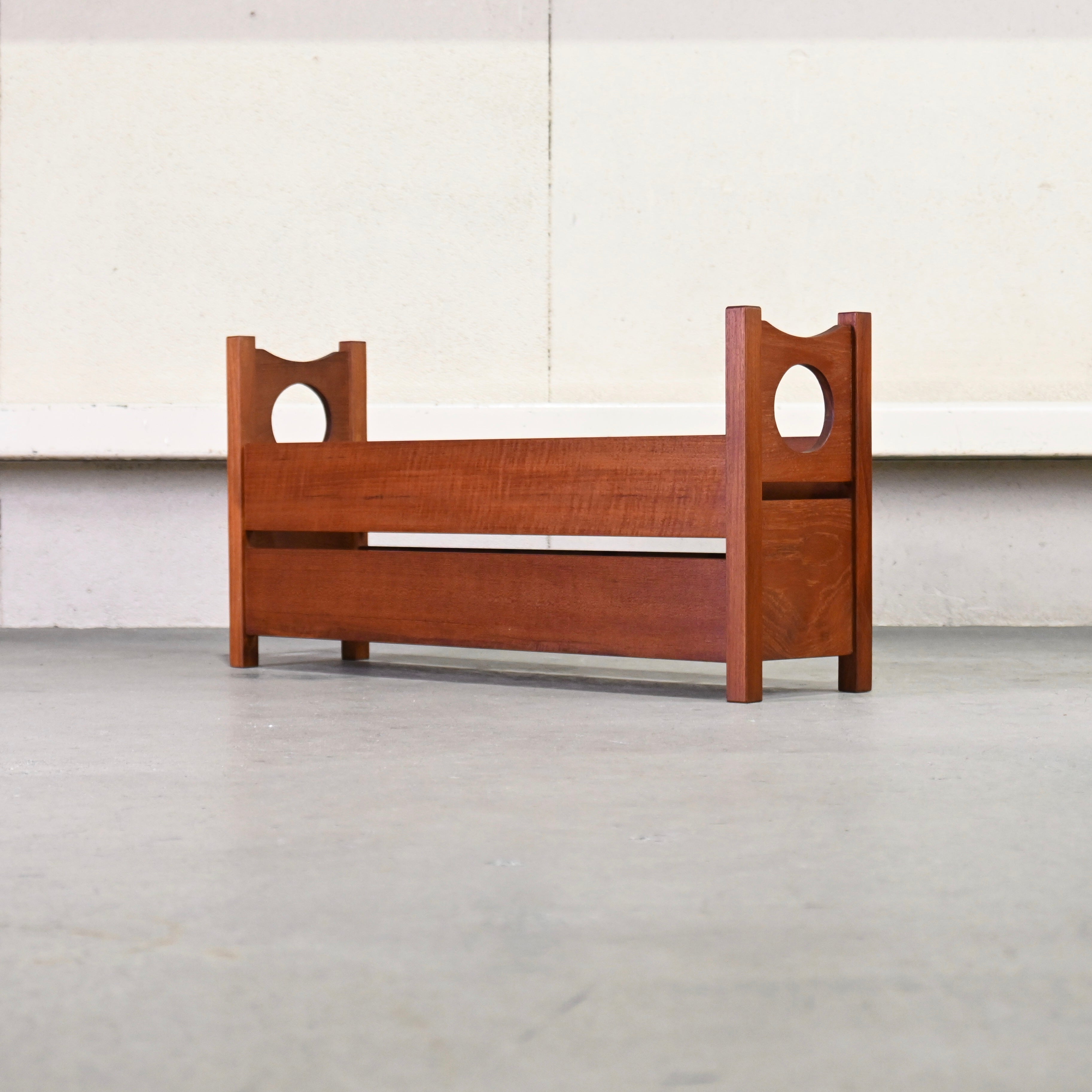 Teak wood Slipper rack Five pairs Japanese modern Scandinavian design / チーク材 スリッパラック 5列 ジャパニーズモダン 北欧デザイン