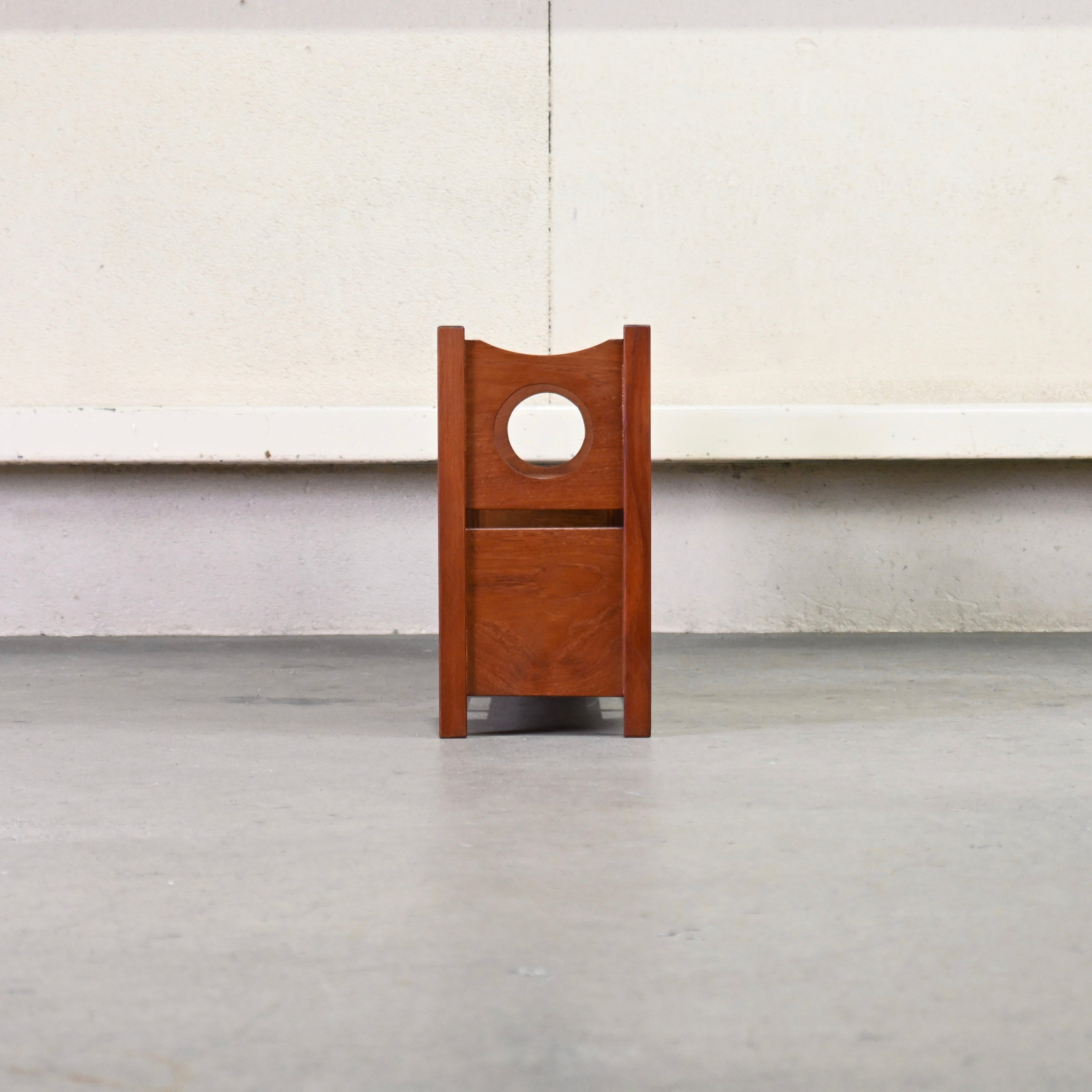 Teak wood Slipper rack Five pairs Japanese modern Scandinavian design / チーク材 スリッパラック 5列 ジャパニーズモダン 北欧デザイン