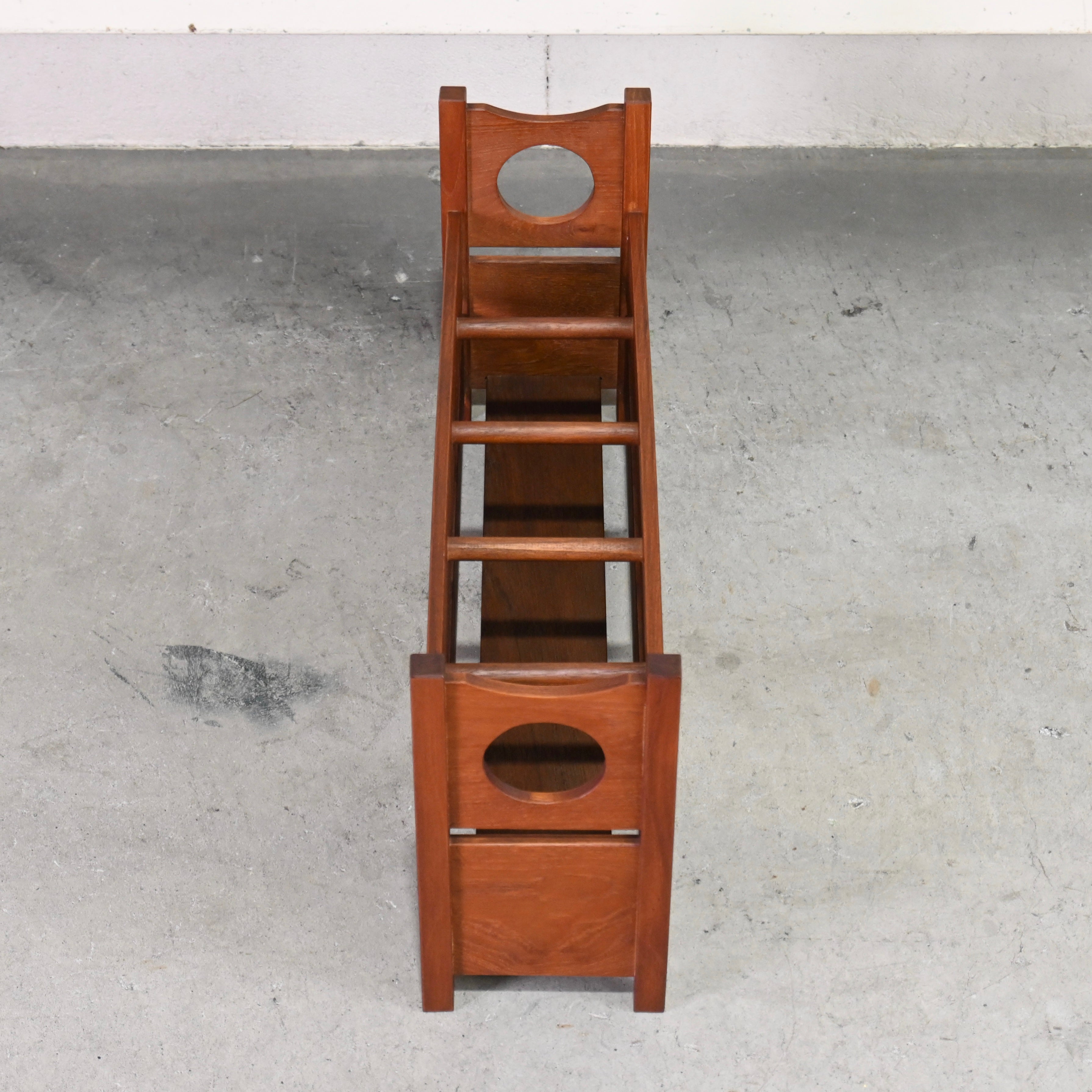 Teak wood Slipper rack Five pairs Japanese modern Scandinavian design / チーク材 スリッパラック 5列 ジャパニーズモダン 北欧デザイン