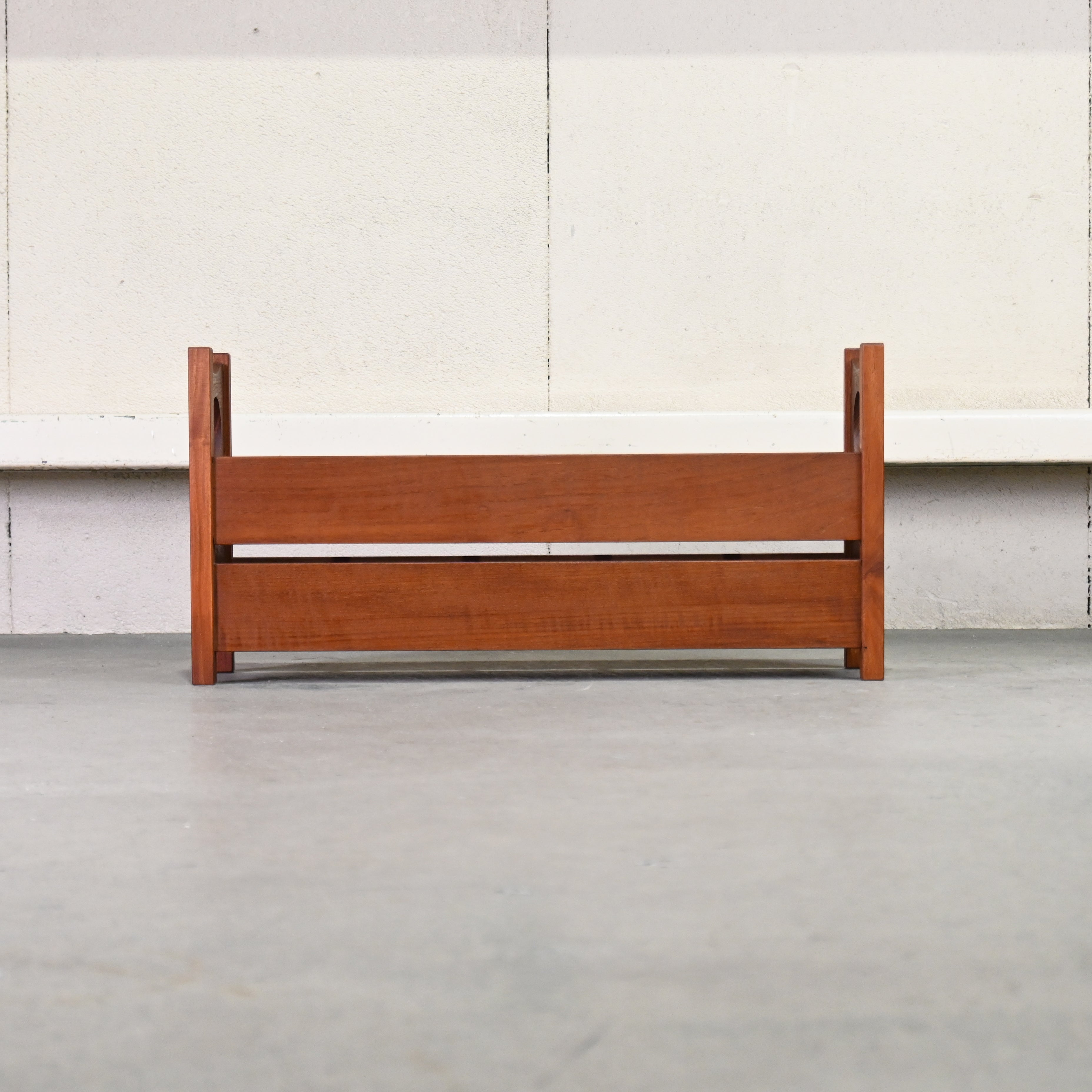 Teak wood Slipper rack Five pairs Japanese modern Scandinavian design / チーク材 スリッパラック 5列 ジャパニーズモダン 北欧デザイン