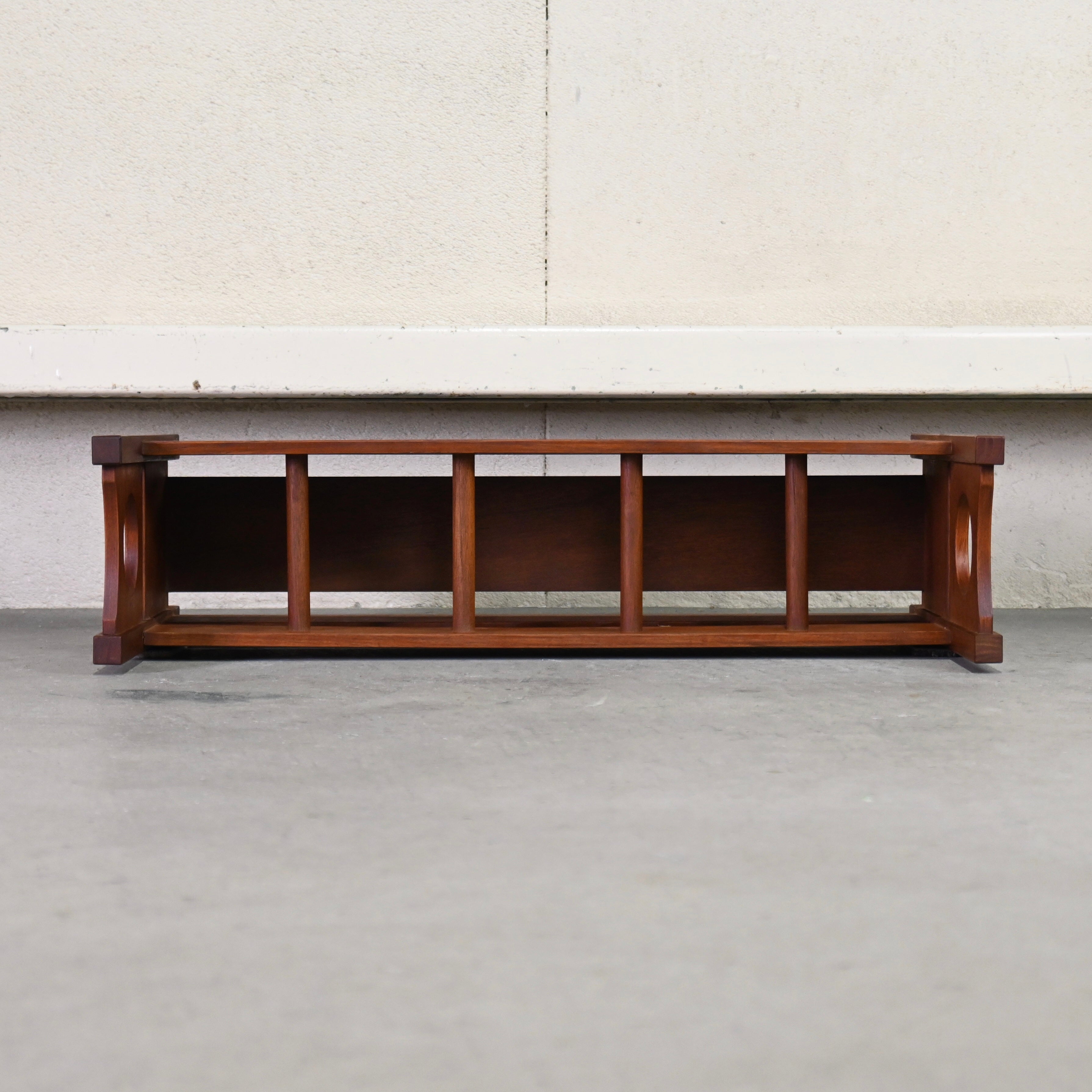 Teak wood Slipper rack Five pairs Japanese modern Scandinavian design / チーク材 スリッパラック 5列 ジャパニーズモダン 北欧デザイン