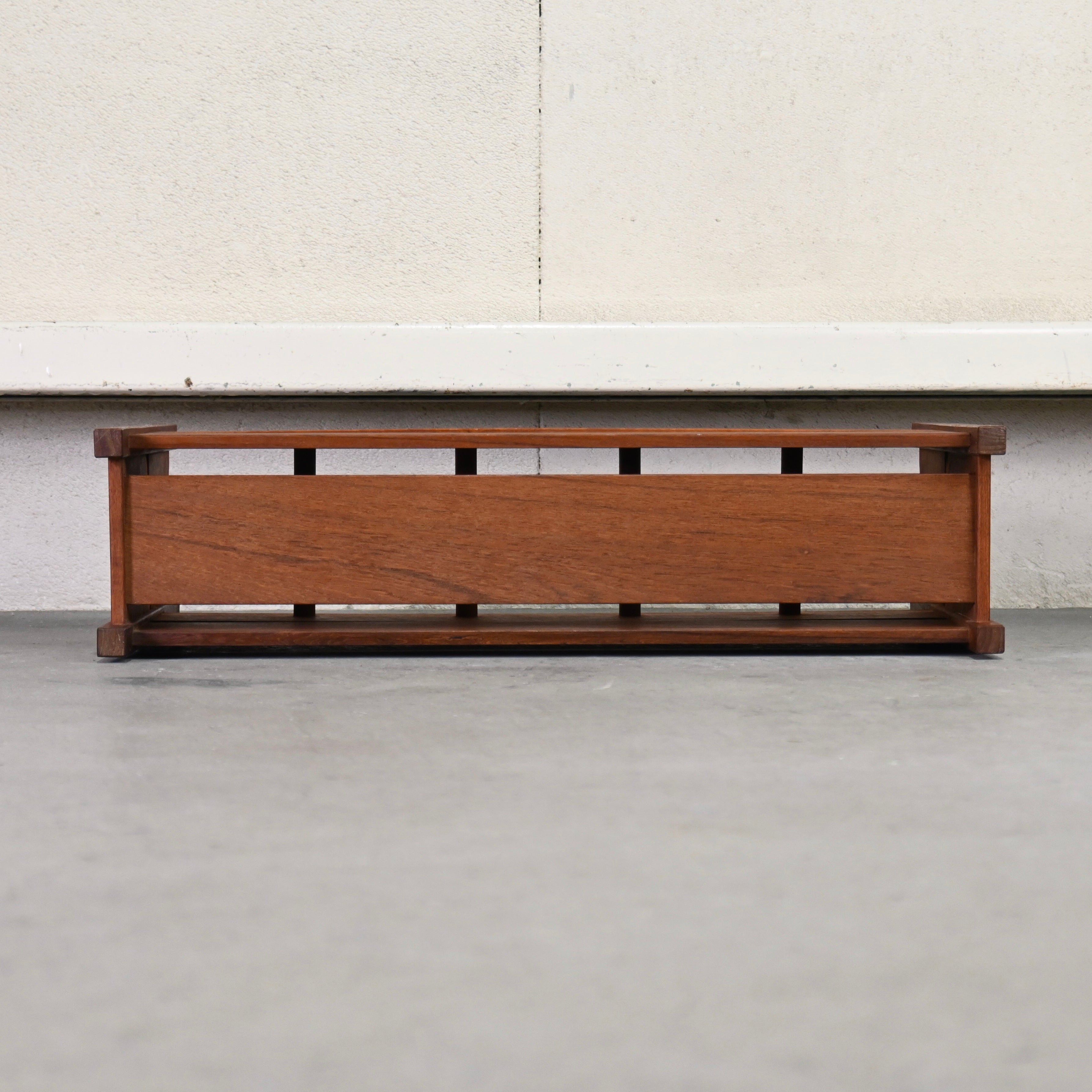 Teak wood Slipper rack Five pairs Japanese modern Scandinavian design / チーク材 スリッパラック 5列 ジャパニーズモダン 北欧デザイン