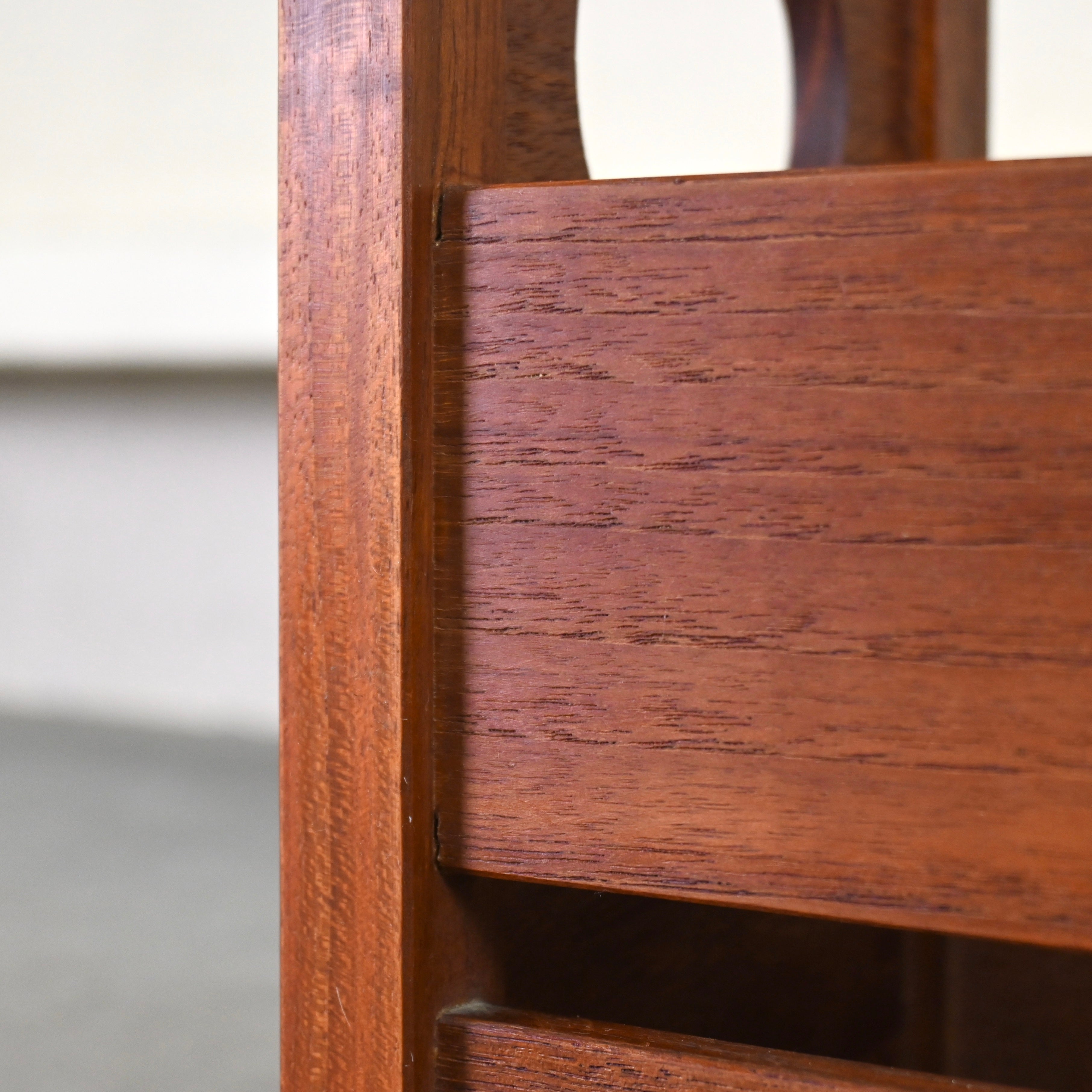 Teak wood Slipper rack Five pairs Japanese modern Scandinavian design / チーク材 スリッパラック 5列 ジャパニーズモダン 北欧デザイン