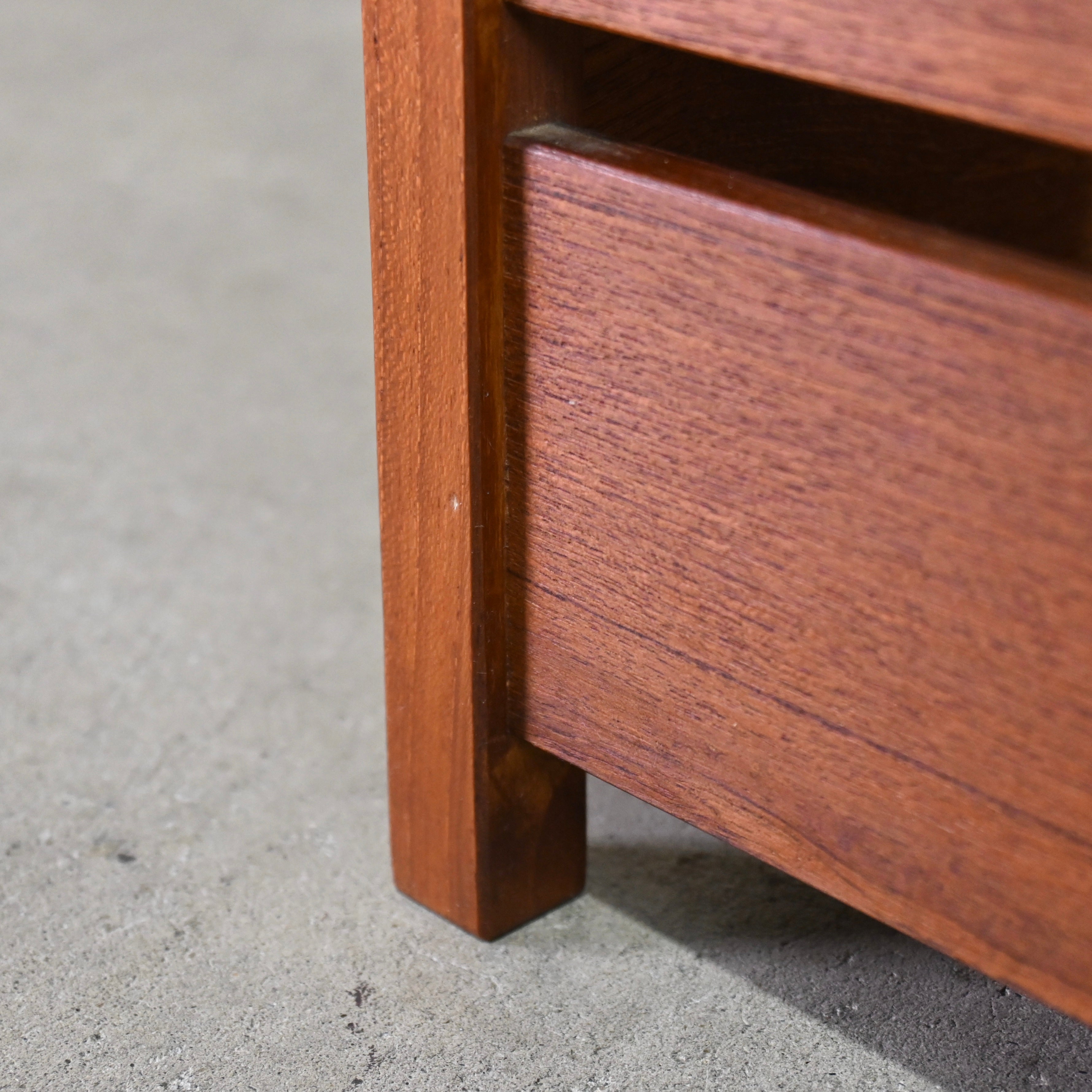 Teak wood Slipper rack Five pairs Japanese modern Scandinavian design / チーク材 スリッパラック 5列 ジャパニーズモダン 北欧デザイン