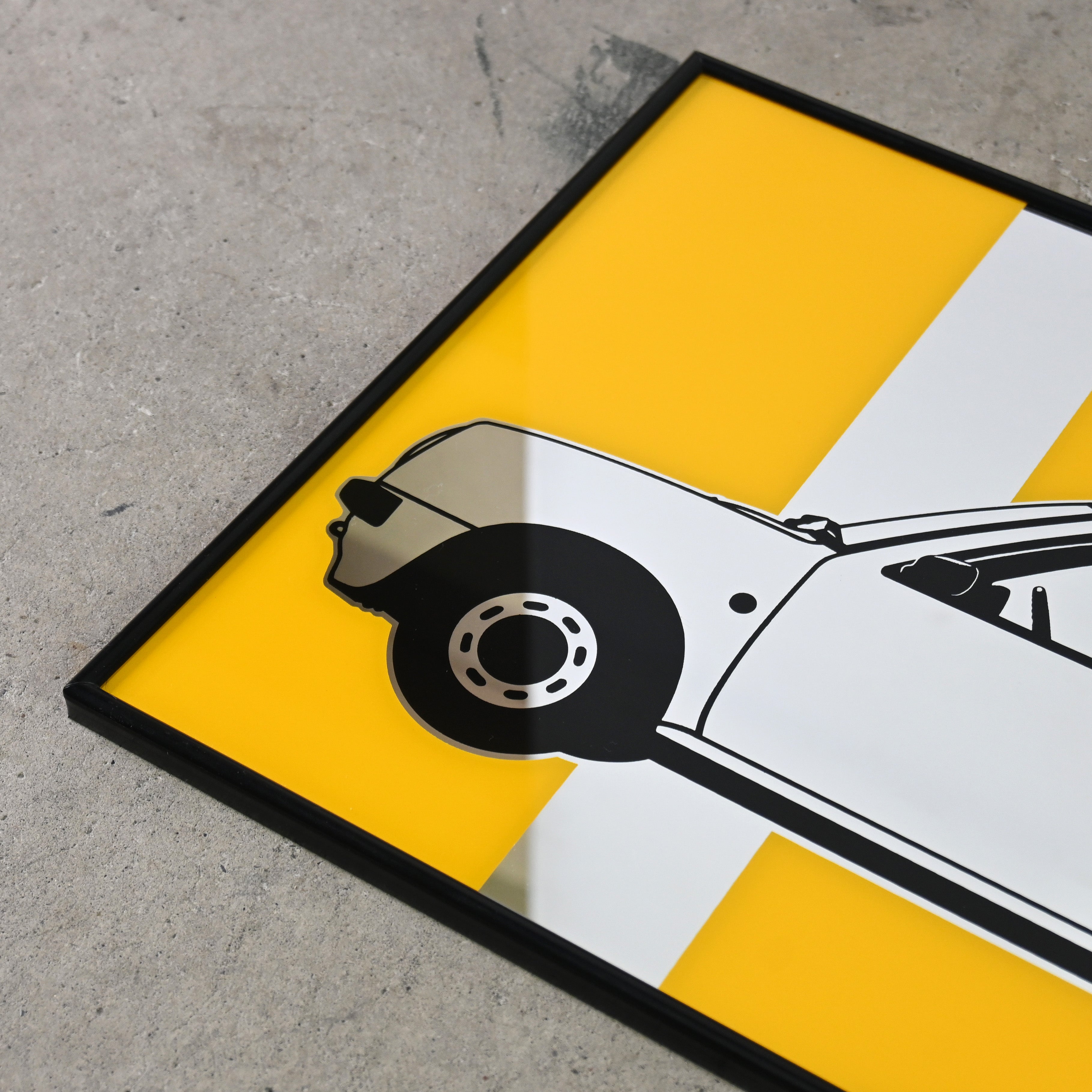 NISSAN Be-1 Pub mirror 1980’s Japanese pike car Retro pop / 日産 ビーワン パブミラー 1980年代 パイクカー レトロポップ