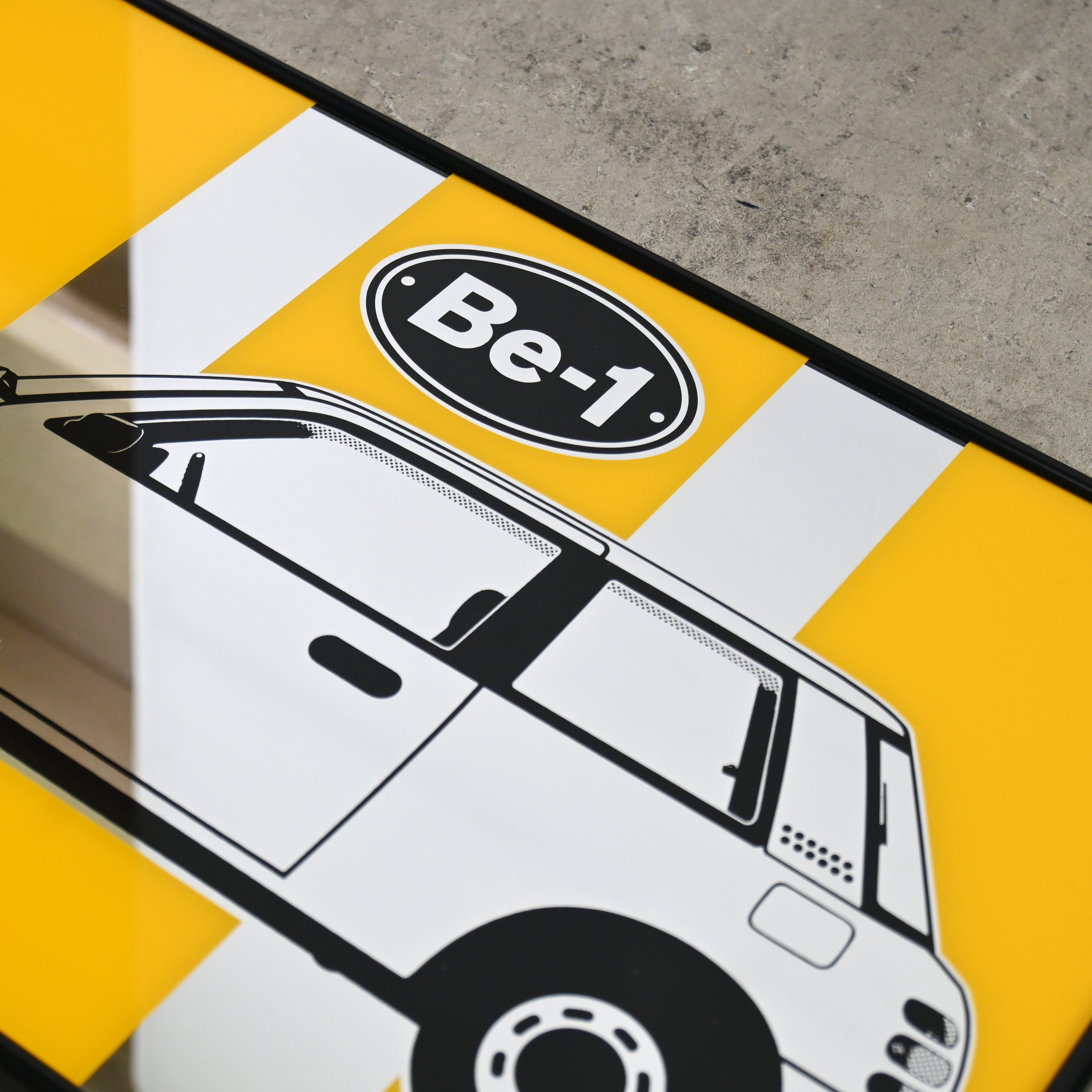 NISSAN Be-1 Pub mirror 1980’s Japanese pike car Retro pop / 日産 ビーワン パブミラー 1980年代 パイクカー レトロポップ